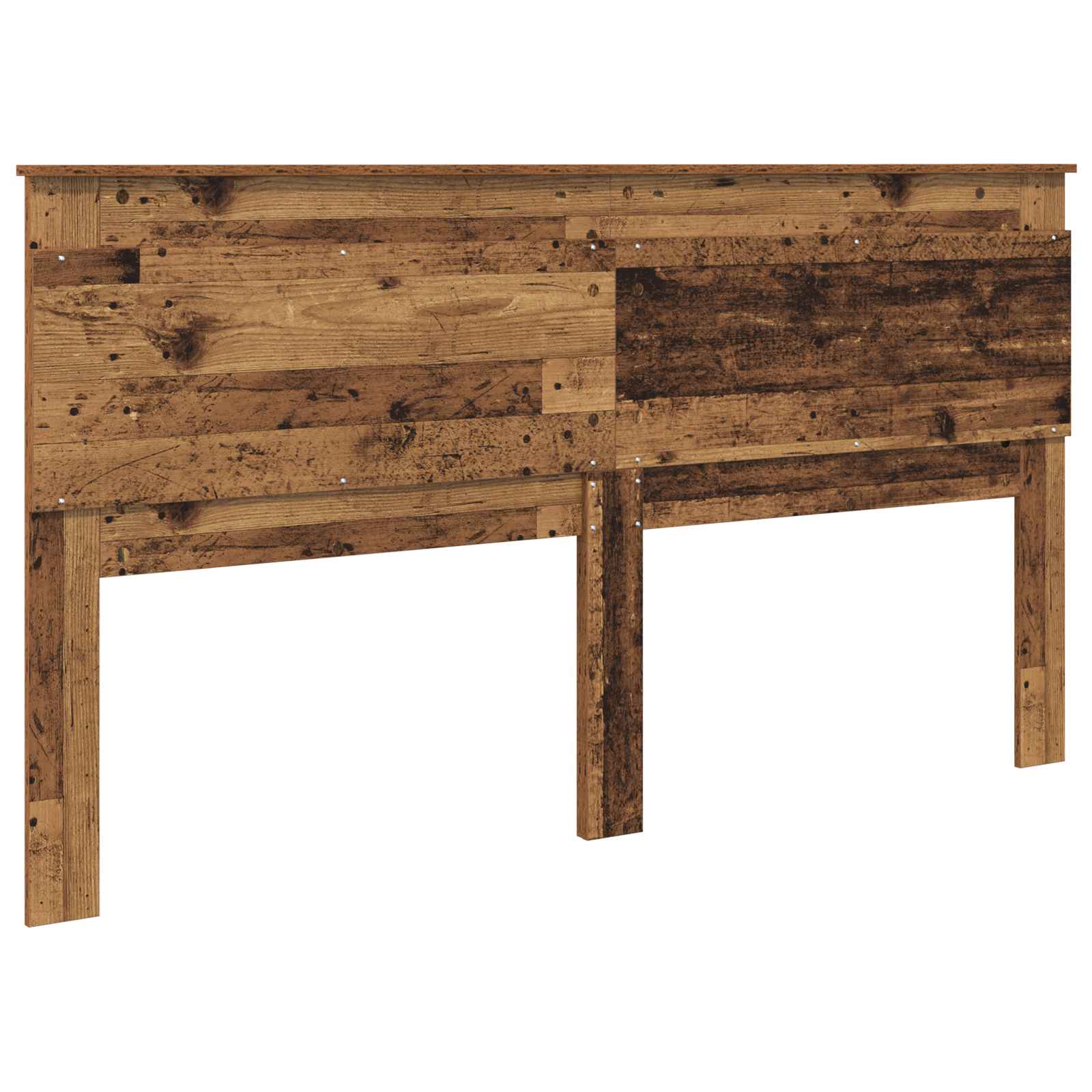 vidaXL Zagłówek Stare drewno 200 cm Materiał drewnopochodny