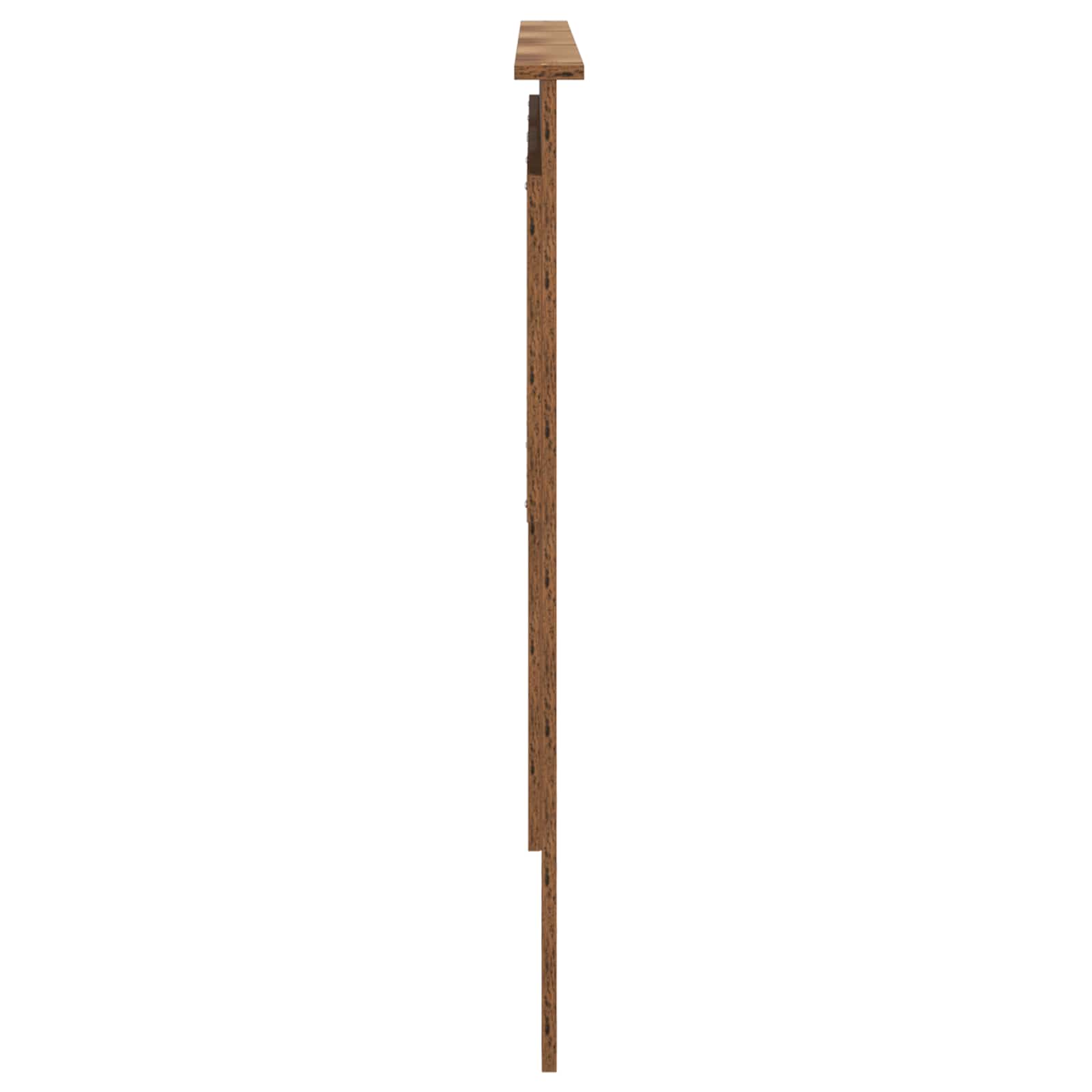 vidaXL Zagłówek Stare drewno 200 cm Materiał drewnopochodny