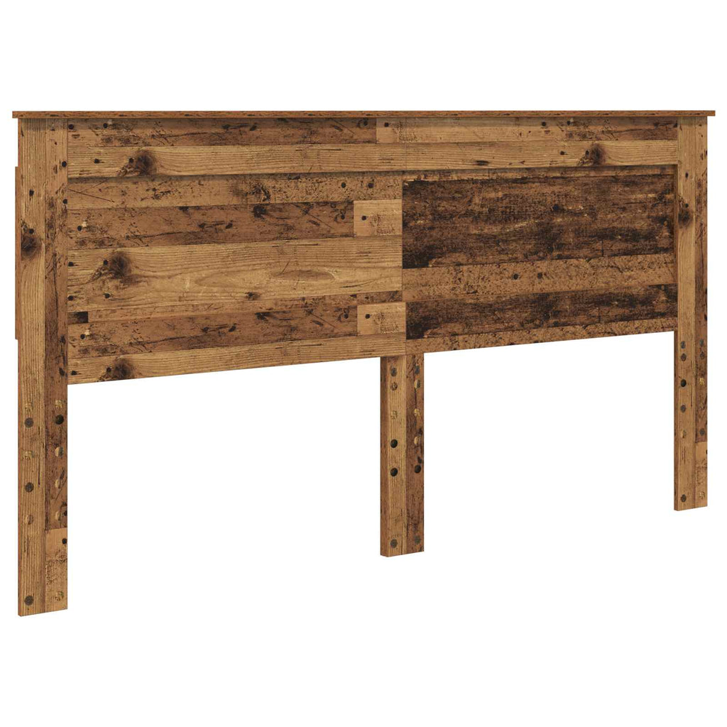 vidaXL Zagłówek Stare drewno 180 cm Materiał drewnopochodny