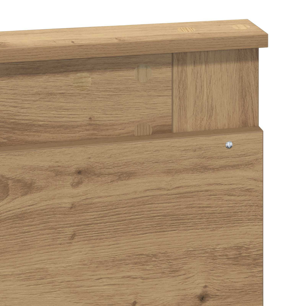 vidaXL Zagłówek Dąb rzemieślniczy 160 cm Materiał drewnopochodny