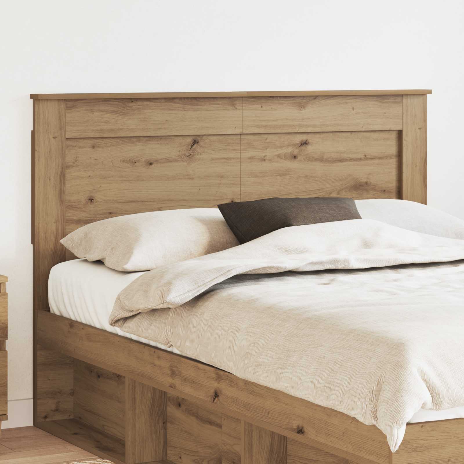 vidaXL Zagłówek Dąb rzemieślniczy 160 cm Materiał drewnopochodny