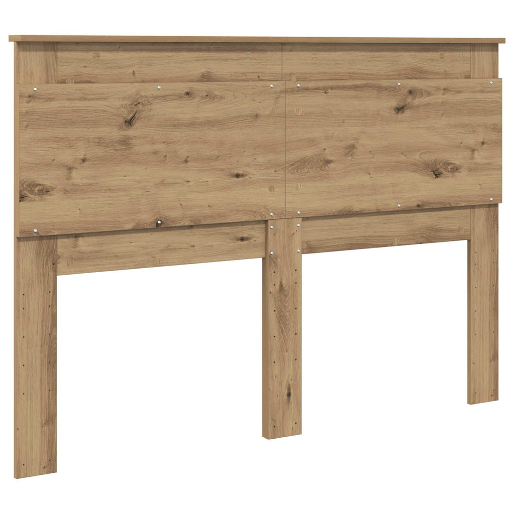 vidaXL Zagłówek Dąb rzemieślniczy 160 cm Materiał drewnopochodny