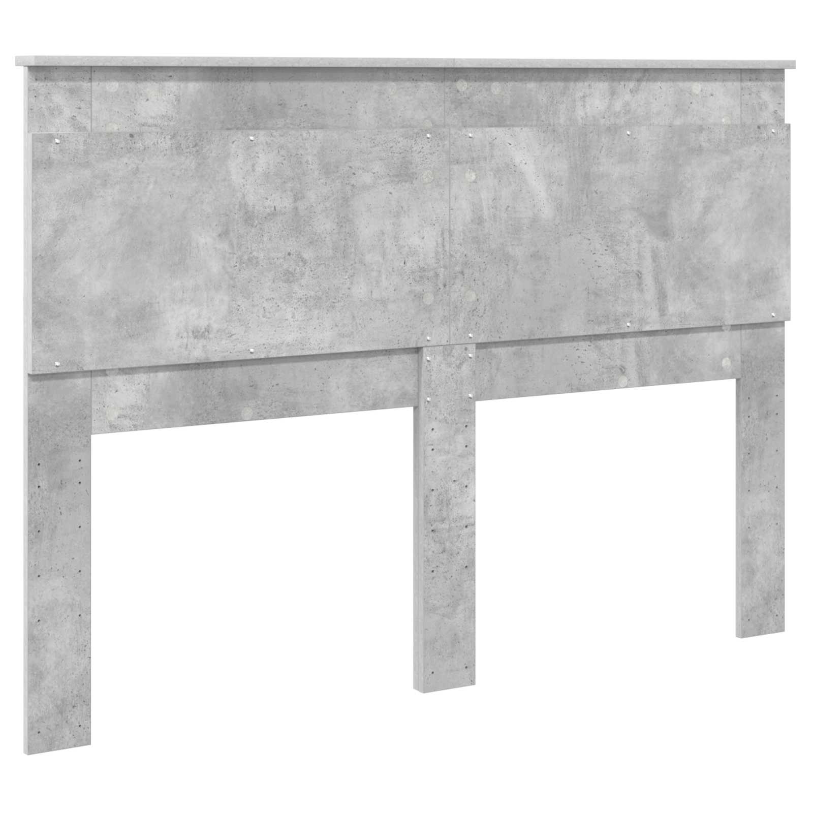 vidaXL Zagłówek Betonowy szary 140 cm Materiał drewnopochodny