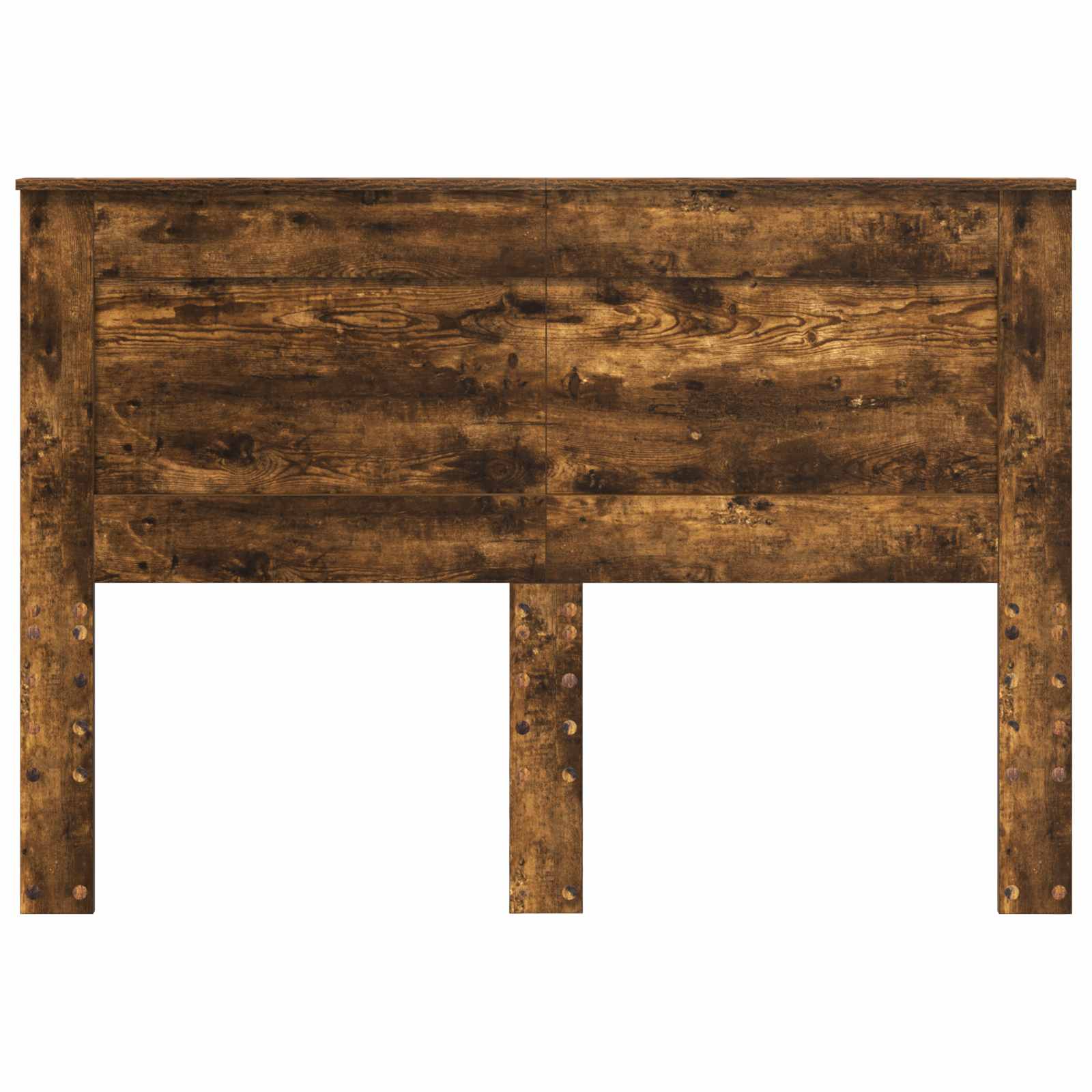 vidaXL Zagłówek Dąb wędzony 140 cm Materiał drewnopochodny