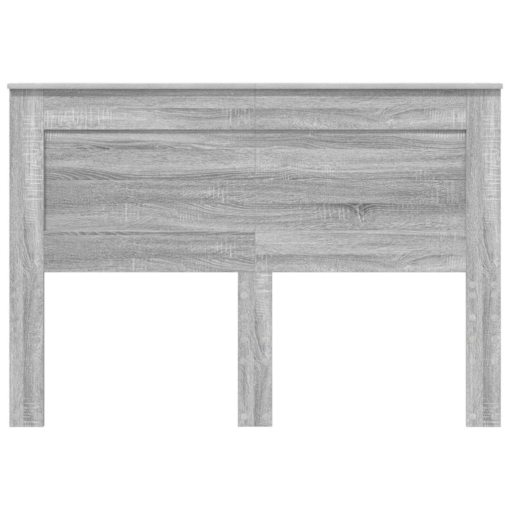 vidaXL Zagłówek Szary Sonoma 140 cm Materiał drewnopochodny