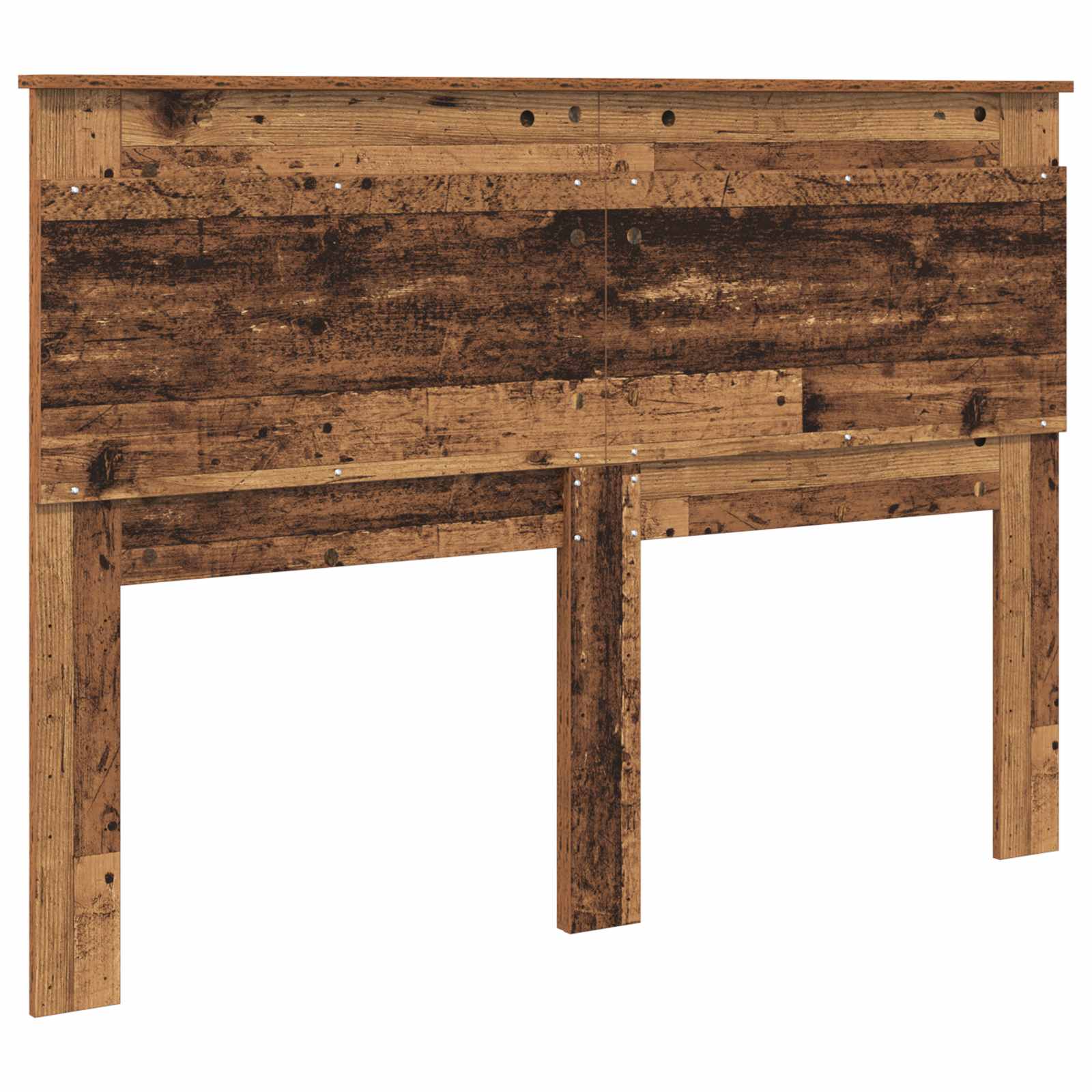 vidaXL Zagłówek Stare drewno 140 cm Materiał drewnopochodny