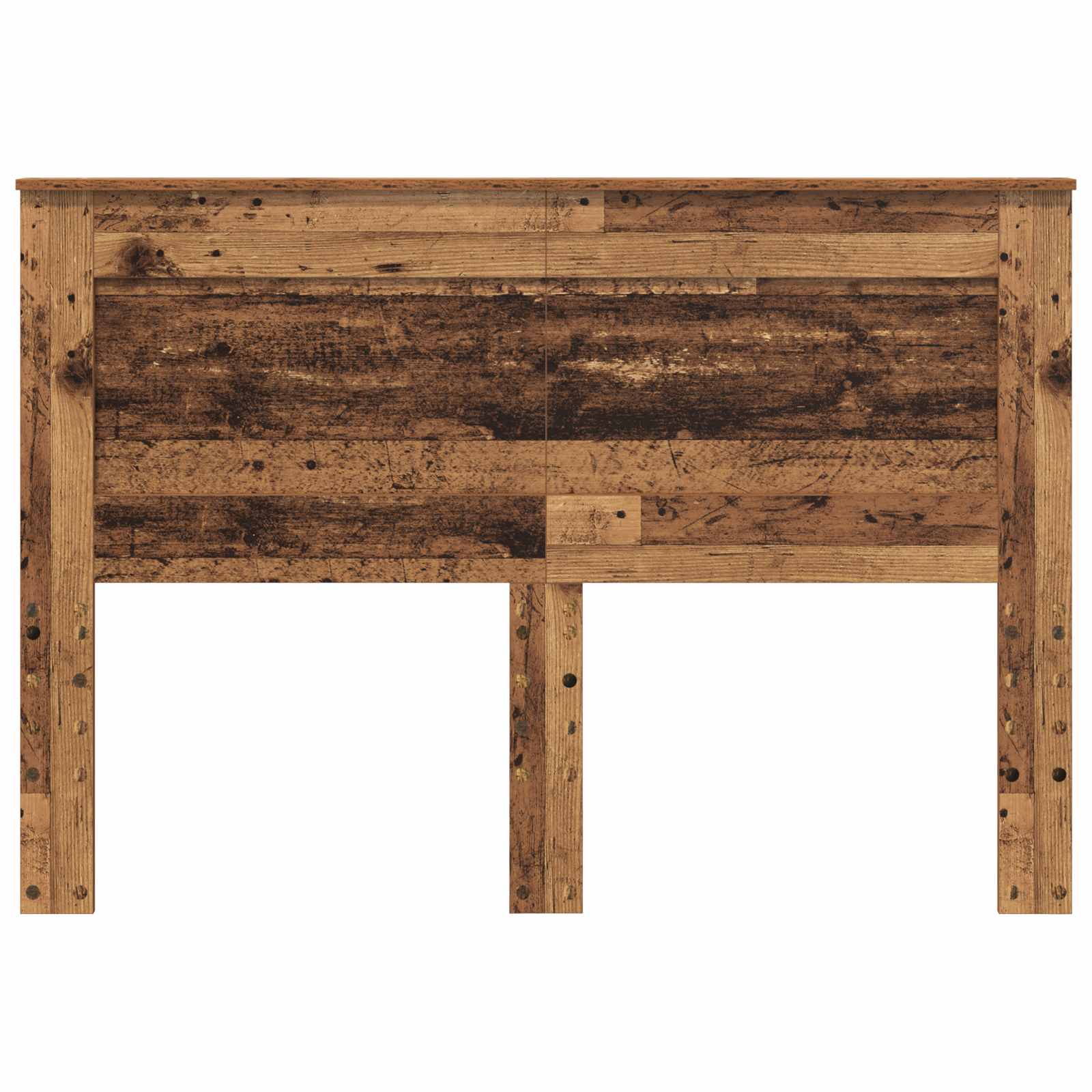 vidaXL Zagłówek Stare drewno 140 cm Materiał drewnopochodny