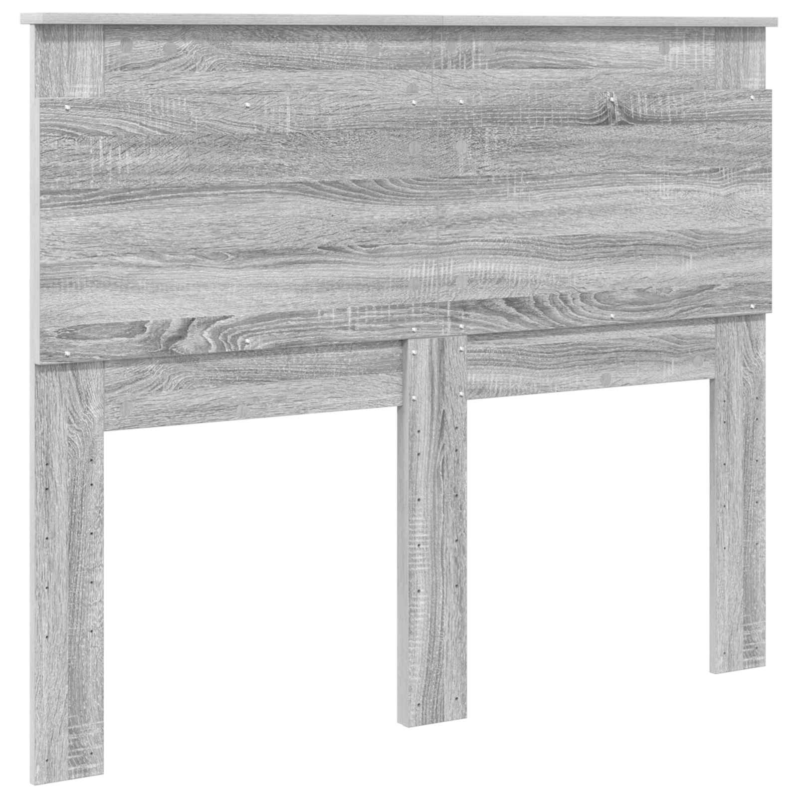 vidaXL Zagłówek Szary Sonoma 135 cm Materiał drewnopochodny