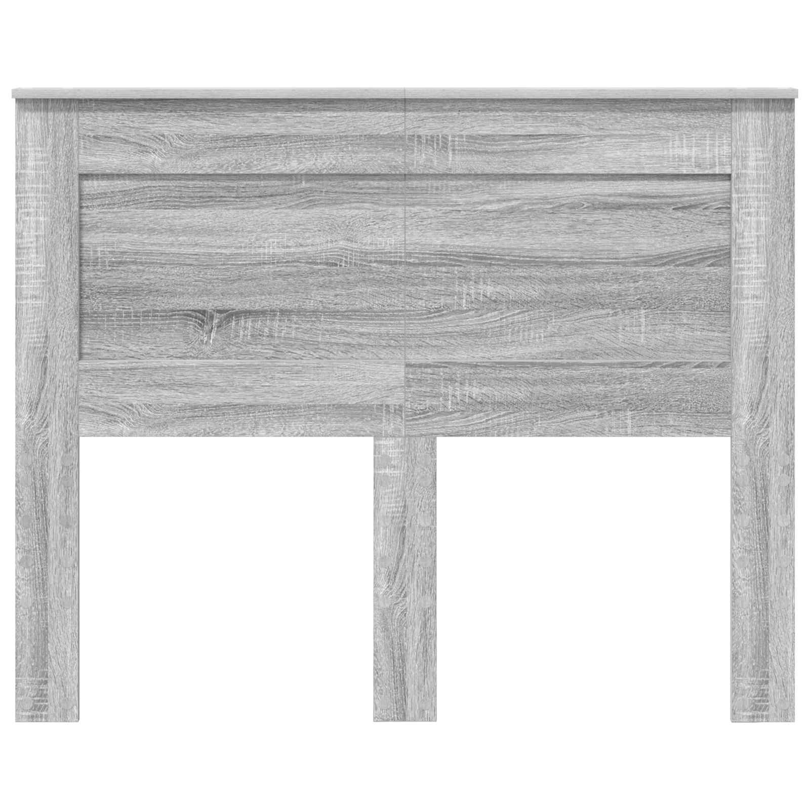 vidaXL Zagłówek Szary Sonoma 135 cm Materiał drewnopochodny