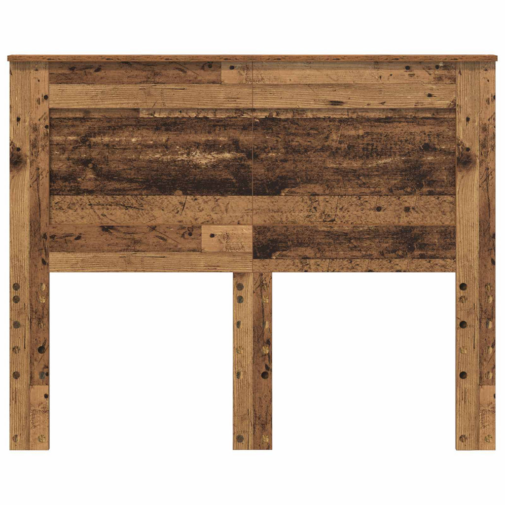 vidaXL Zagłówek Stare drewno 135 cm Materiał drewnopochodny