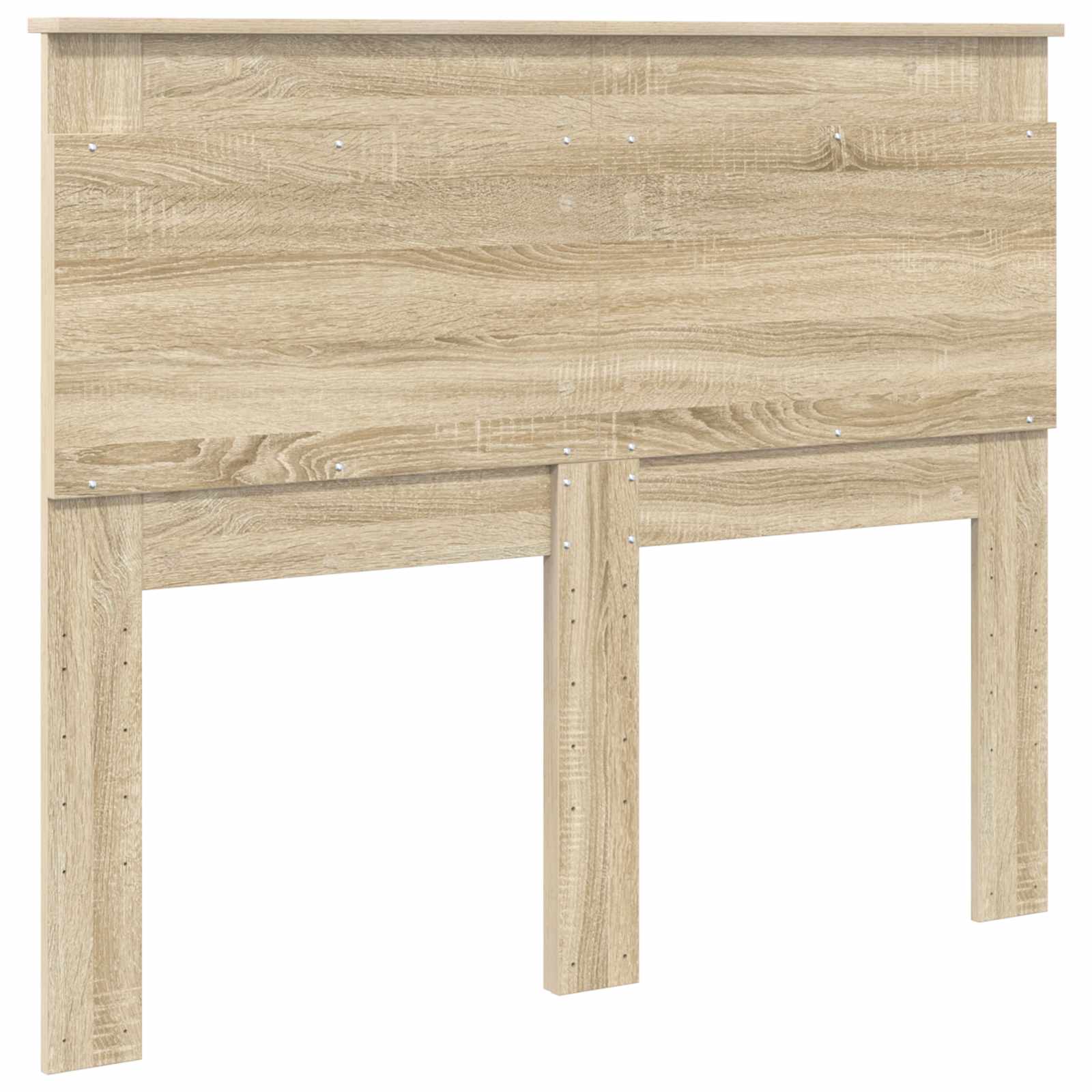 vidaXL Zagłówek Z zagłówkiem Dąb Sonoma 120 cm Materiał drewnopochodny