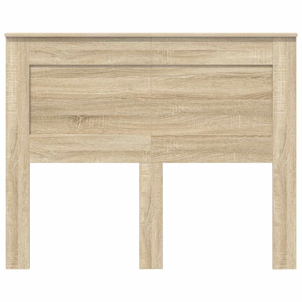 vidaXL Zagłówek Z zagłówkiem Dąb Sonoma 120 cm Materiał drewnopochodny