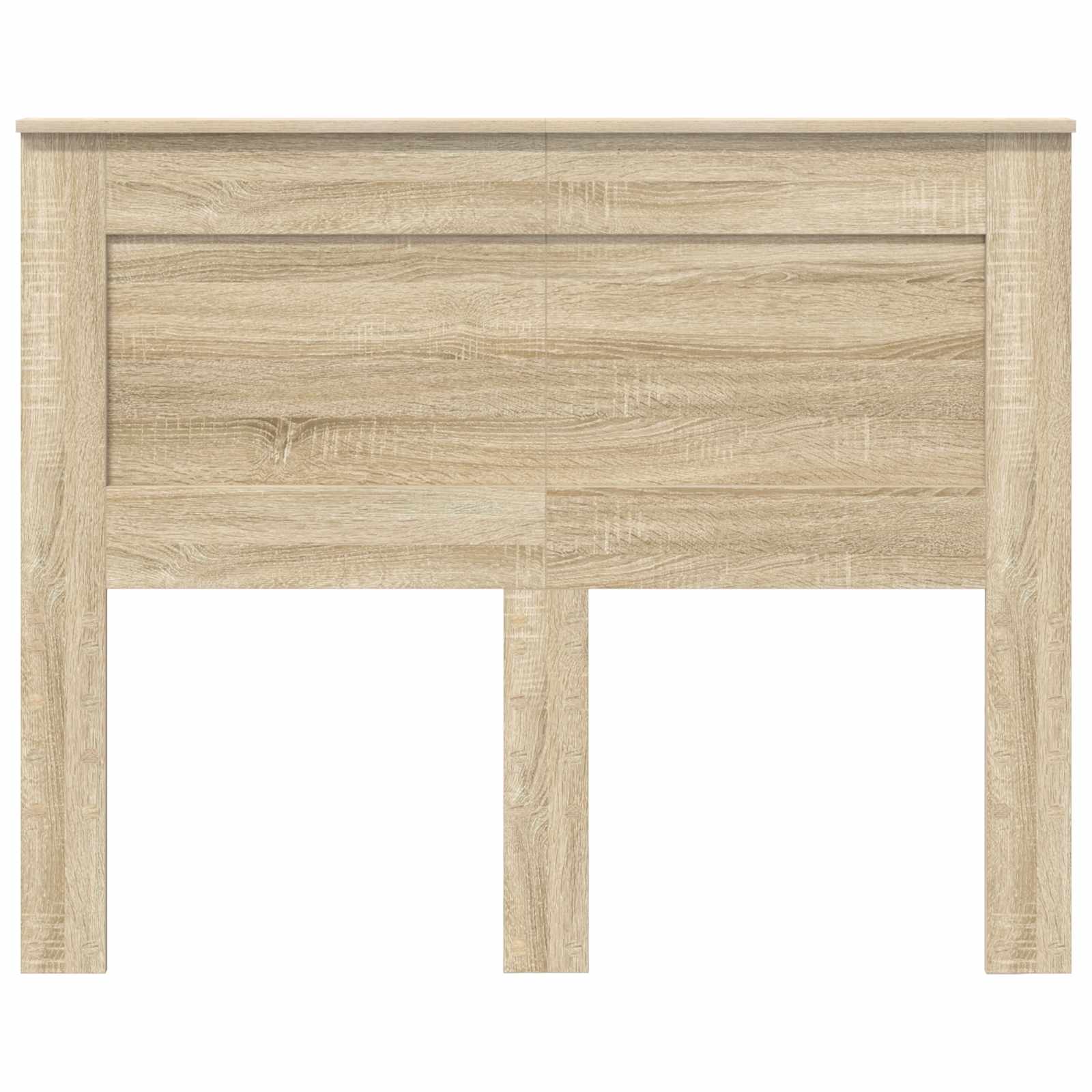vidaXL Zagłówek Z zagłówkiem Dąb Sonoma 120 cm Materiał drewnopochodny