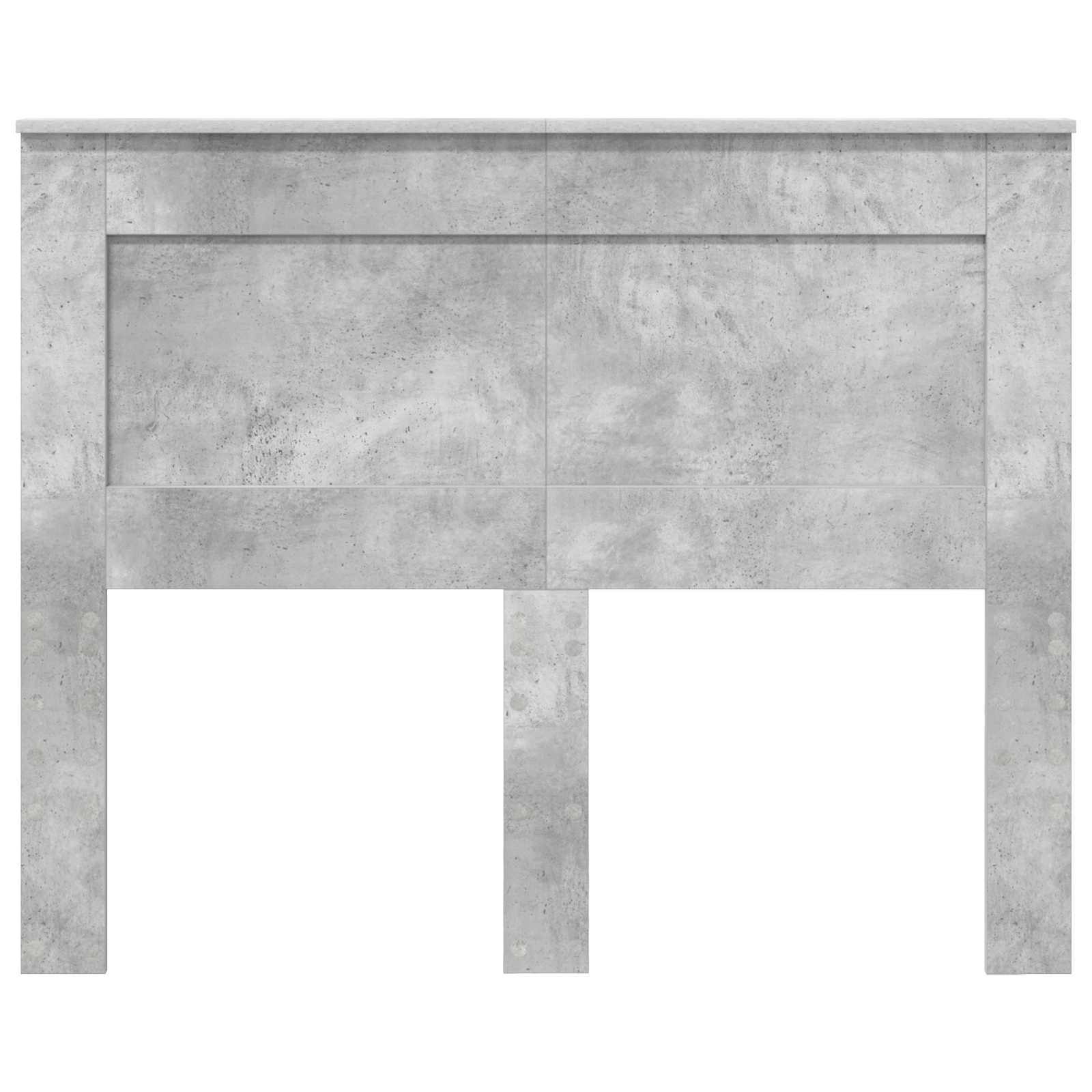 vidaXL Zagłówek Betonowy szary 120 cm Materiał drewnopochodny
