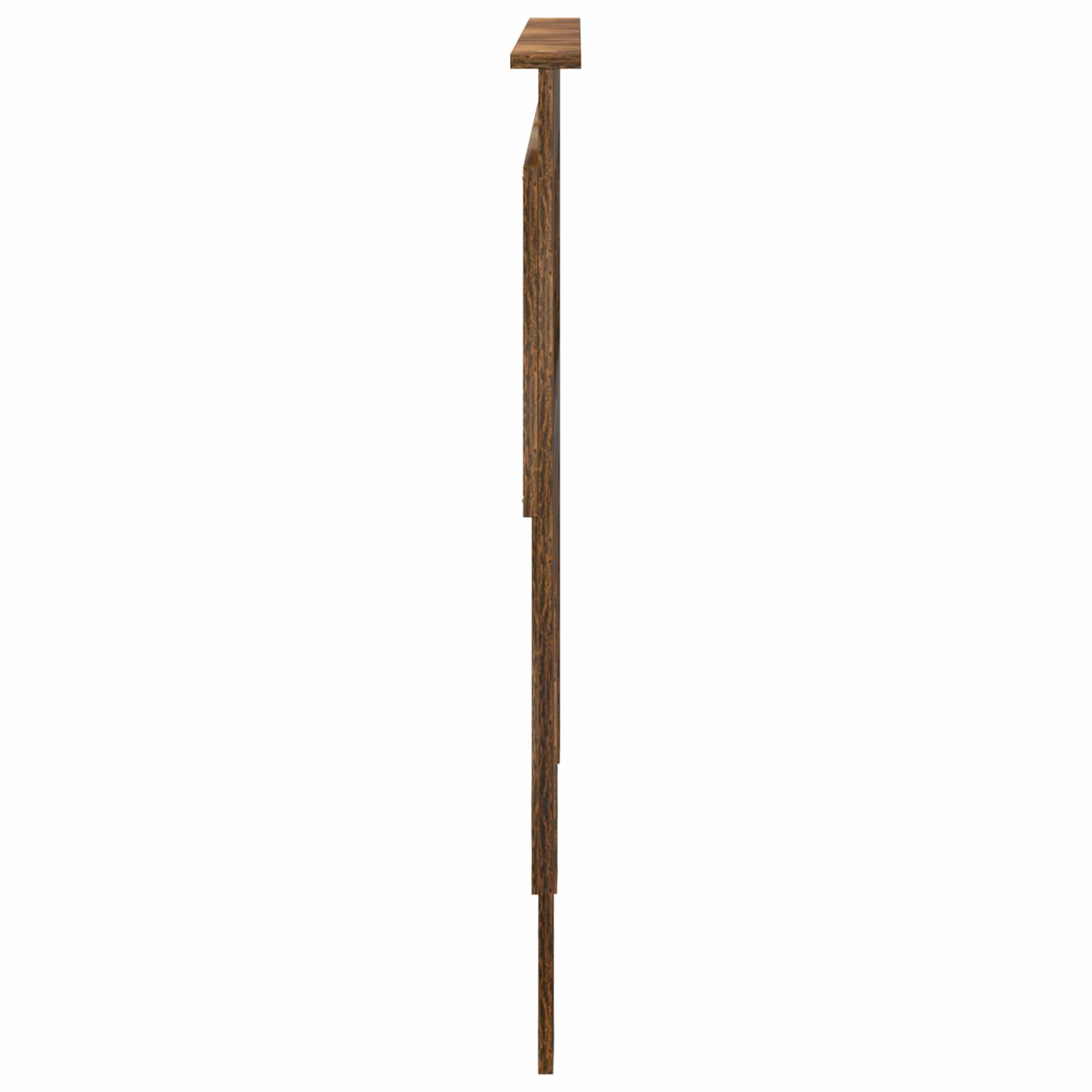 vidaXL Zagłówek Dąb wędzony 120 cm Materiał drewnopochodny