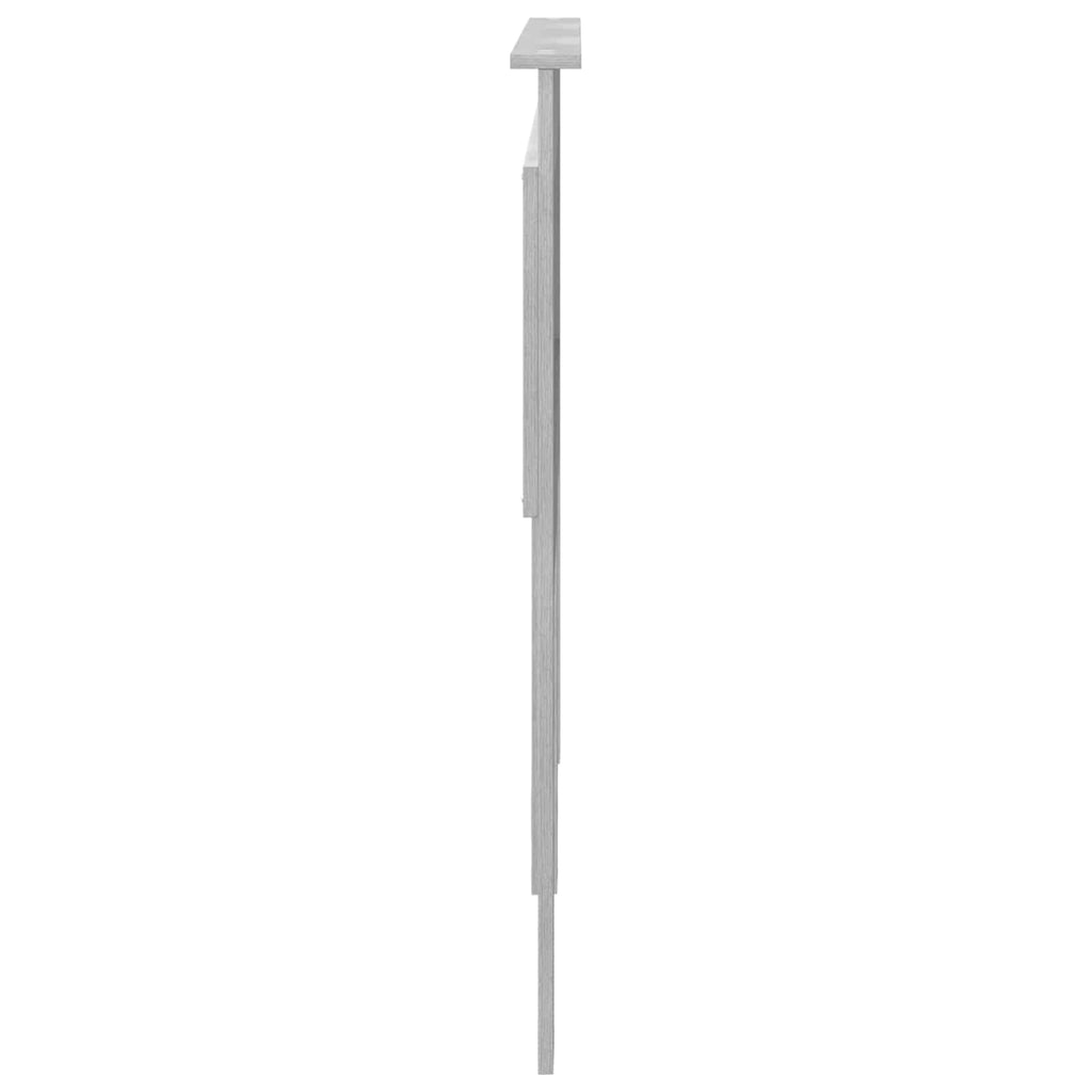 vidaXL Zagłówek Szary Sonoma 120 cm Materiał drewnopochodny