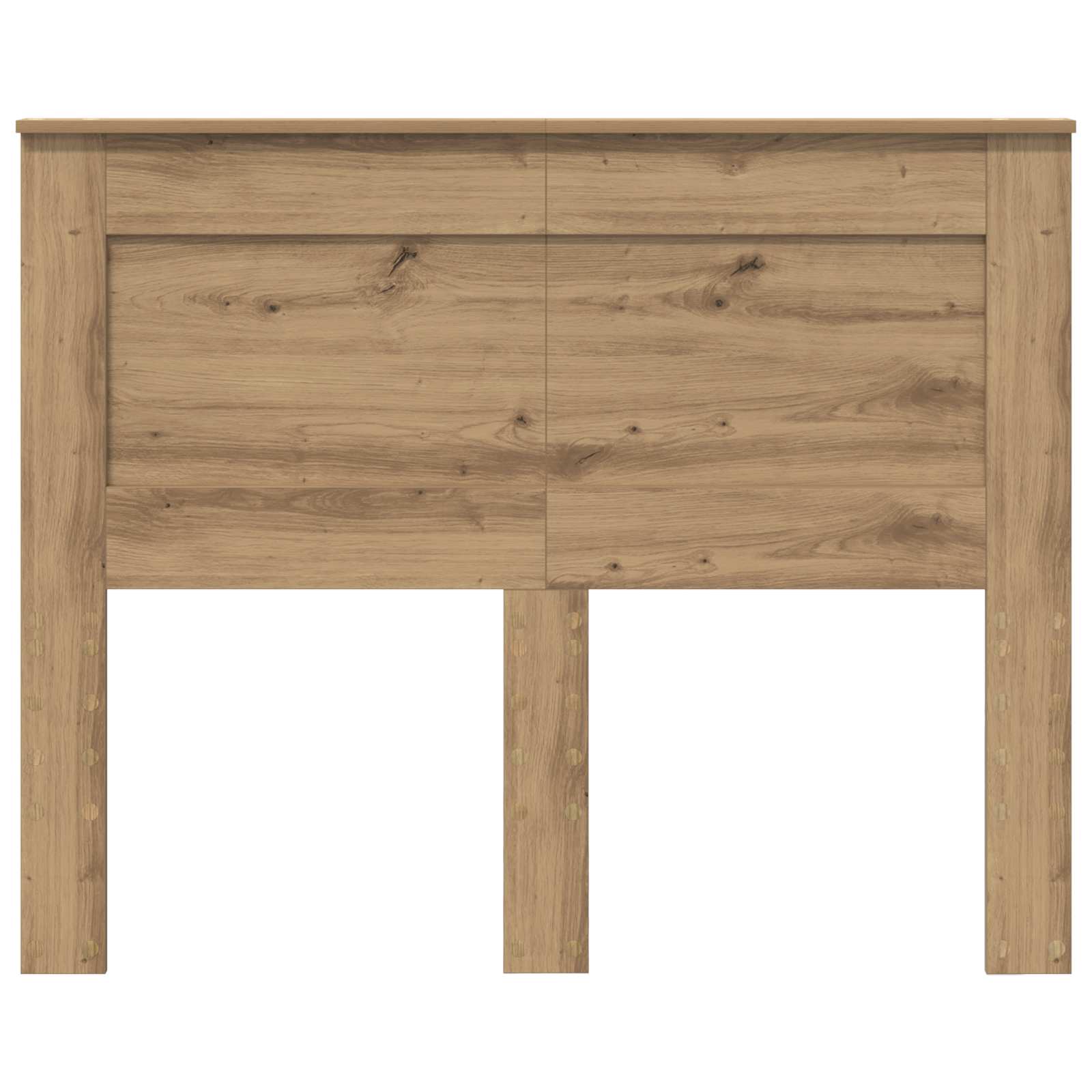 vidaXL Zagłówek Dąb rzemieślniczy 120 cm Materiał drewnopochodny