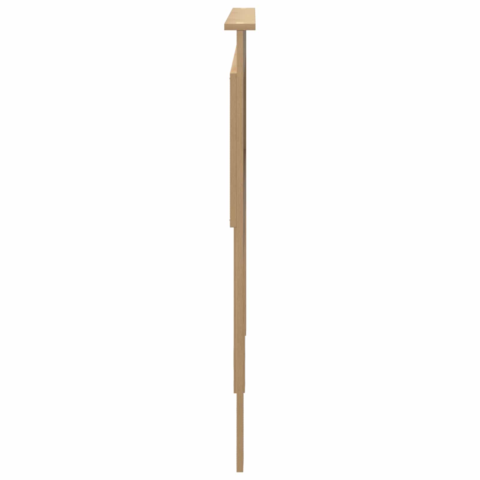 vidaXL Zagłówek Dąb rzemieślniczy 120 cm Materiał drewnopochodny