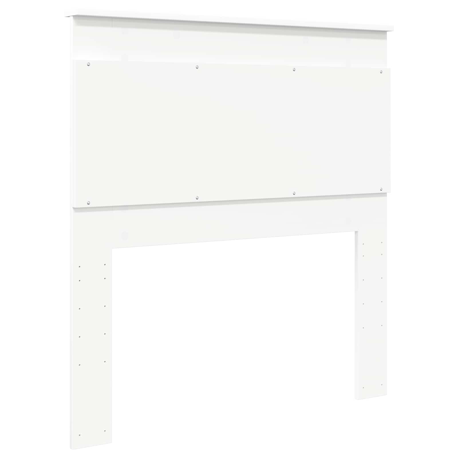 vidaXL Zagłówek Z zagłówkiem Biały 100 cm Materiał drewnopochodny