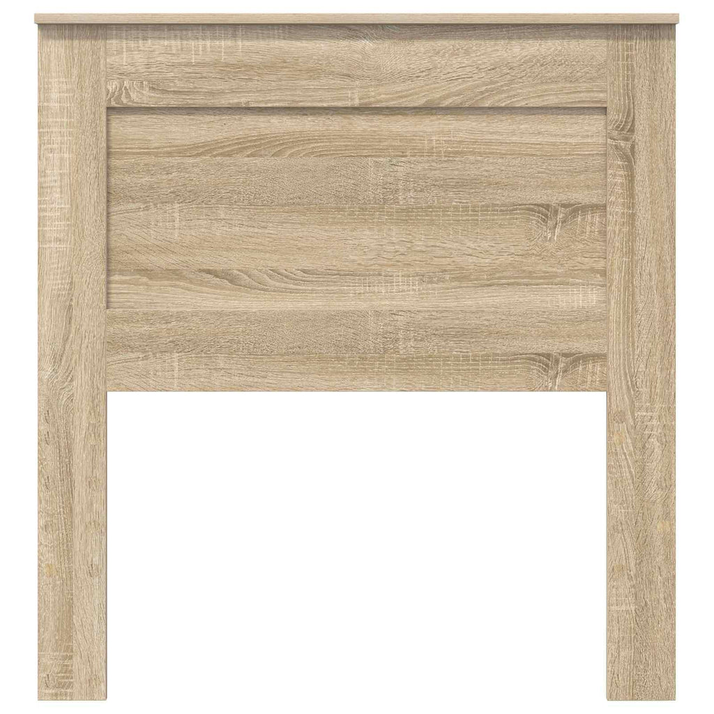 vidaXL Zagłówek Z zagłówkiem Dąb Sonoma 100 cm Materiał drewnopochodny