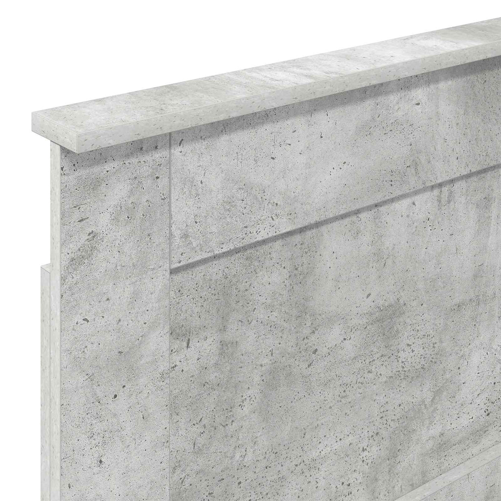 vidaXL Zagłówek Betonowy szary 100 cm Materiał drewnopochodny