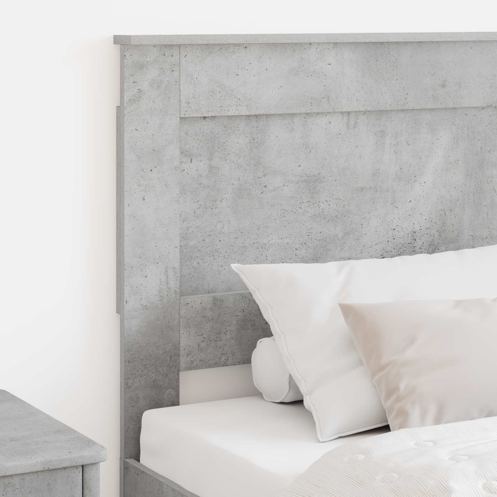 vidaXL Zagłówek Betonowy szary 100 cm Materiał drewnopochodny