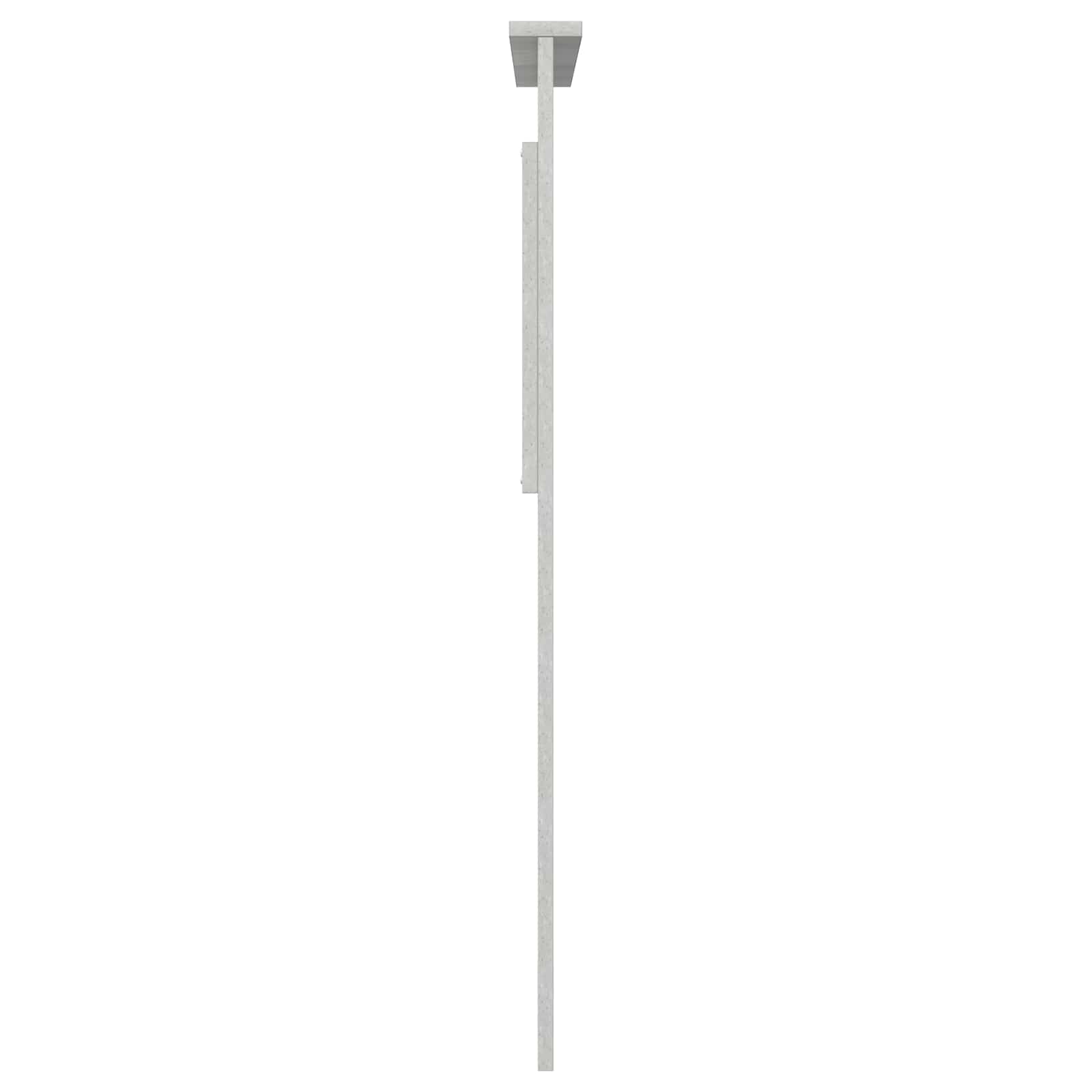 vidaXL Zagłówek Betonowy szary 100 cm Materiał drewnopochodny