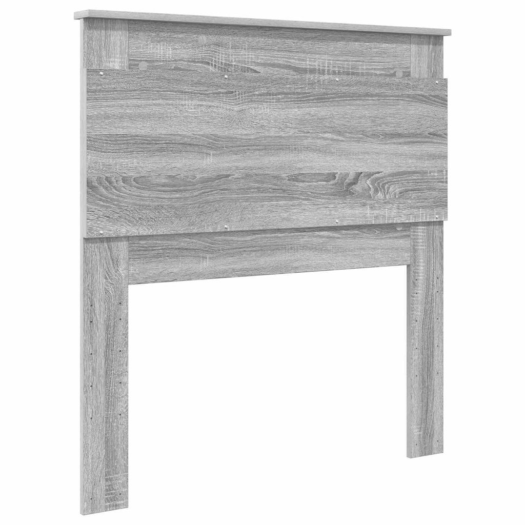 vidaXL Zagłówek Szary Sonoma 90 cm Materiał drewnopochodny