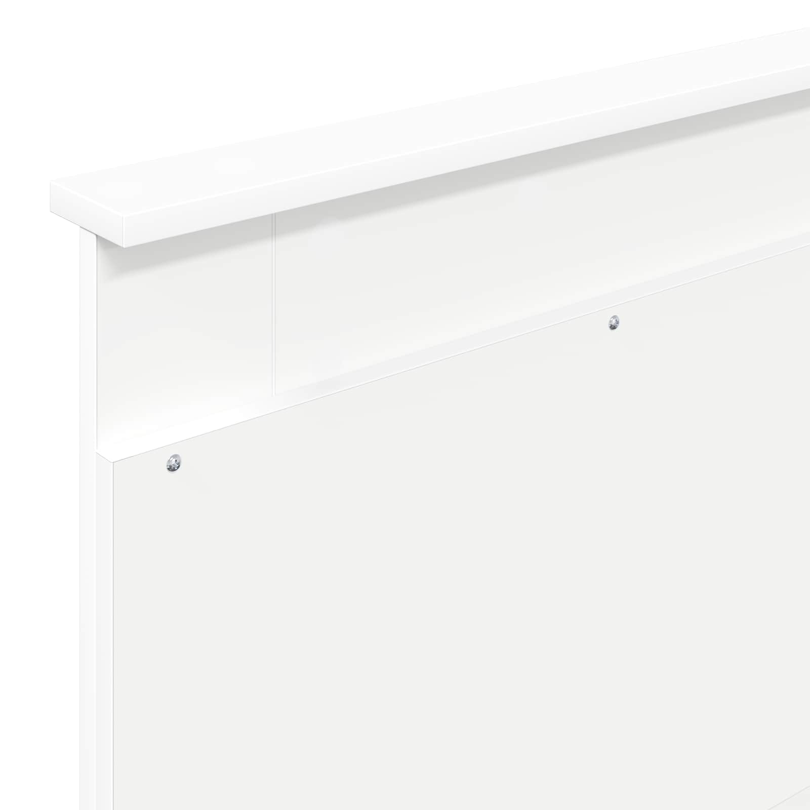 vidaXL Zagłówek Z zagłówkiem Biały 80 cm Materiał drewnopochodny