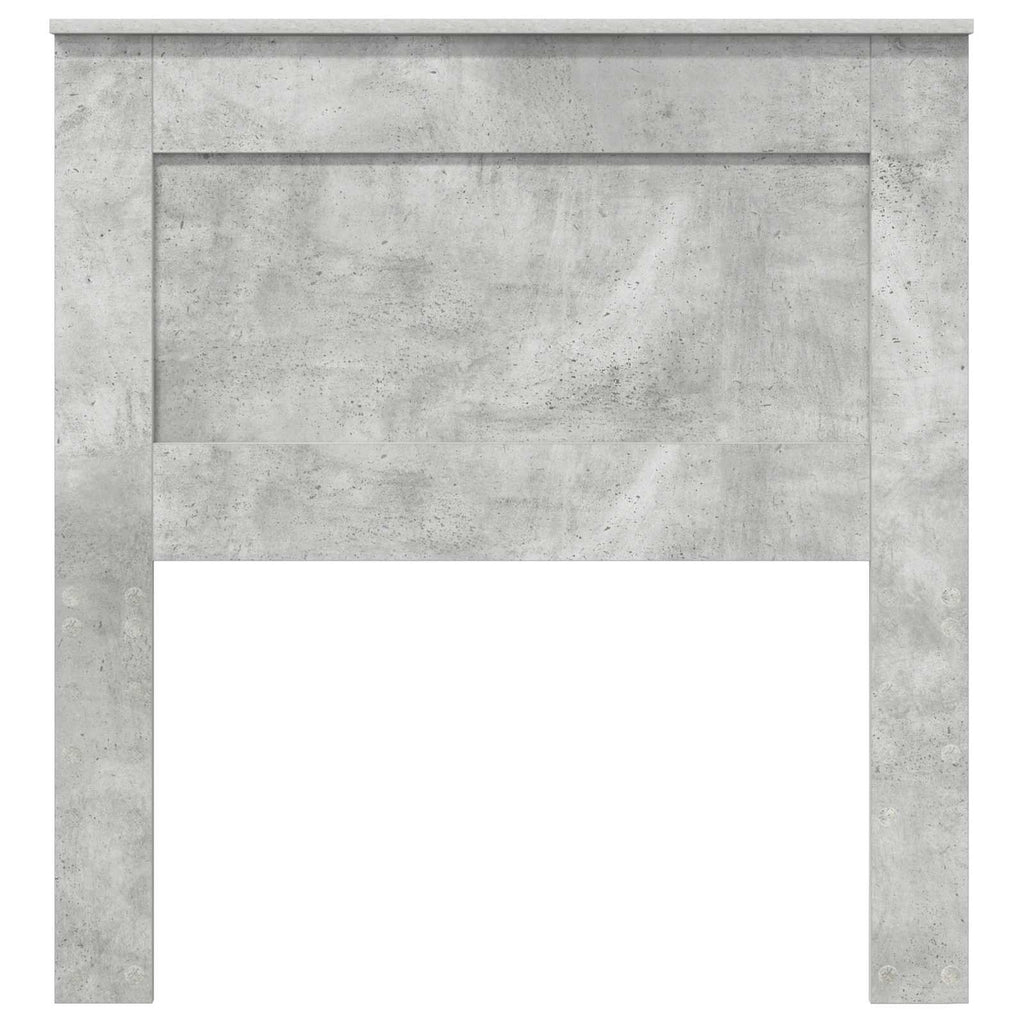 vidaXL Zagłówek Betonowy szary 80 cm Materiał drewnopochodny