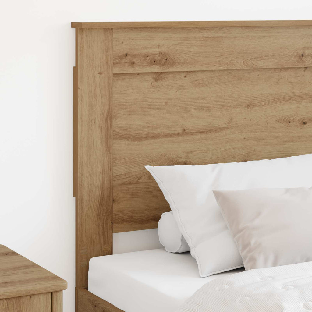 vidaXL Zagłówek Dąb rzemieślniczy 80 cm Materiał drewnopochodny