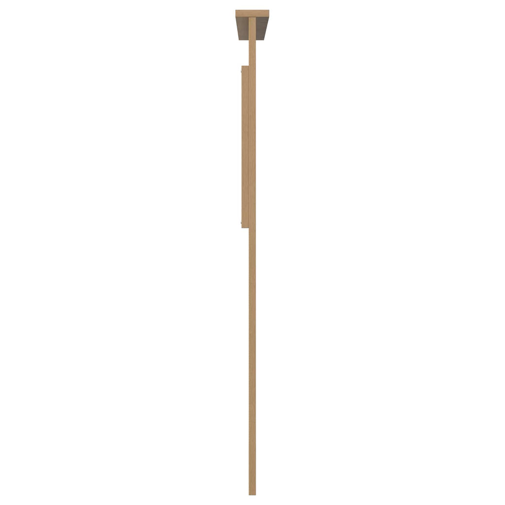 vidaXL Zagłówek Dąb rzemieślniczy 80 cm Materiał drewnopochodny