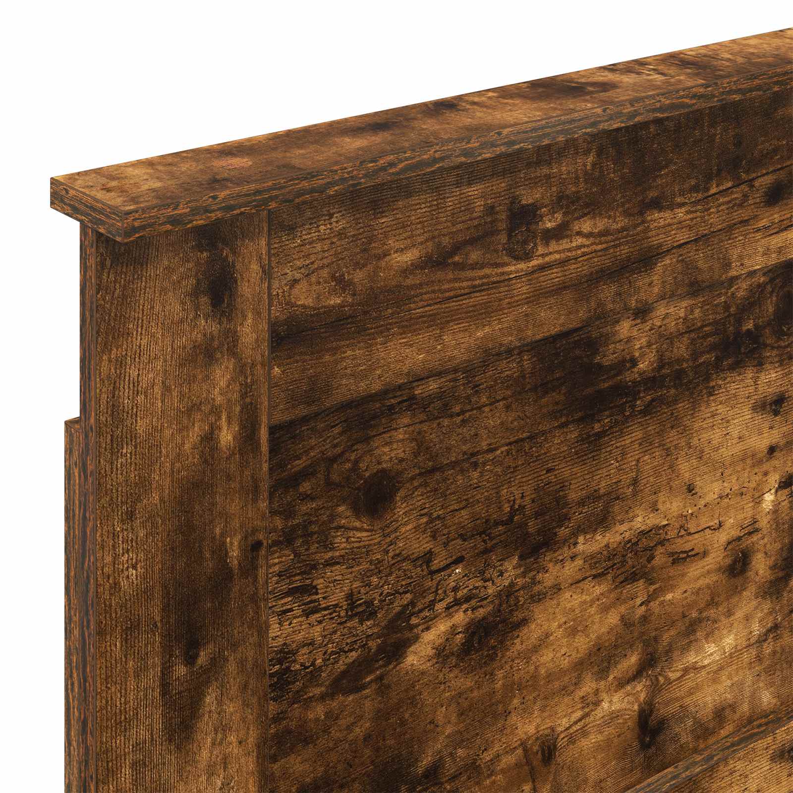 vidaXL Zagłówek Z zagłówkiem Dąb wędzony 75 cm Materiał drewnopochodny