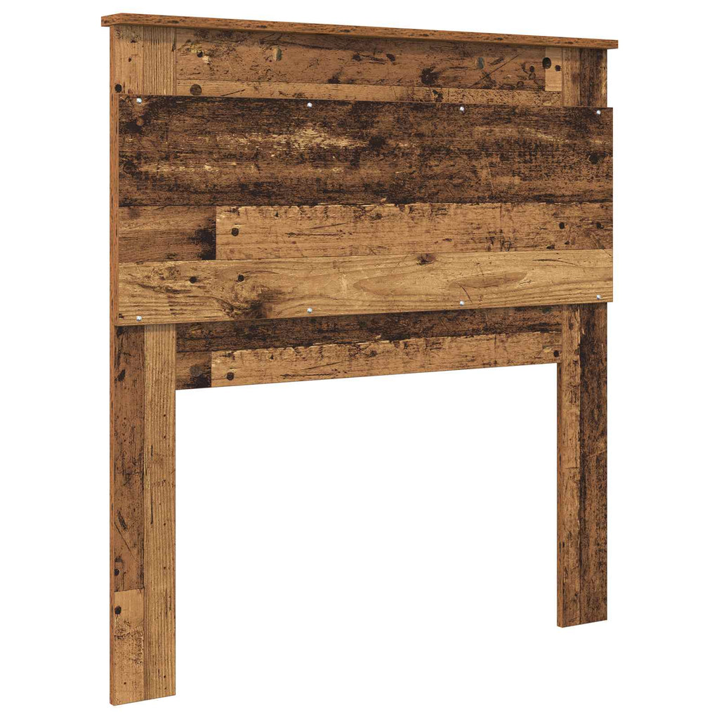 vidaXL Zagłówek Stare drewno 75 cm Materiał drewnopochodny