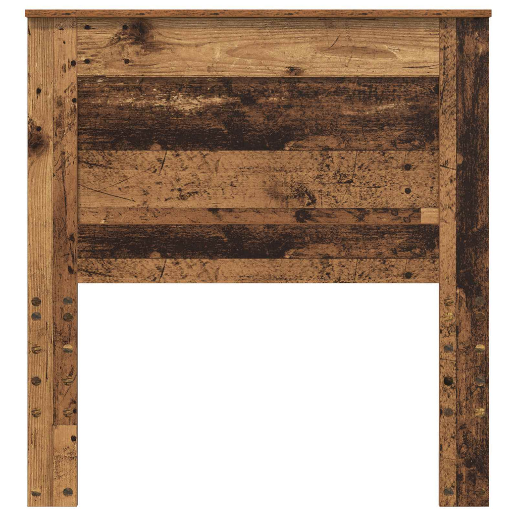 vidaXL Zagłówek Stare drewno 75 cm Materiał drewnopochodny