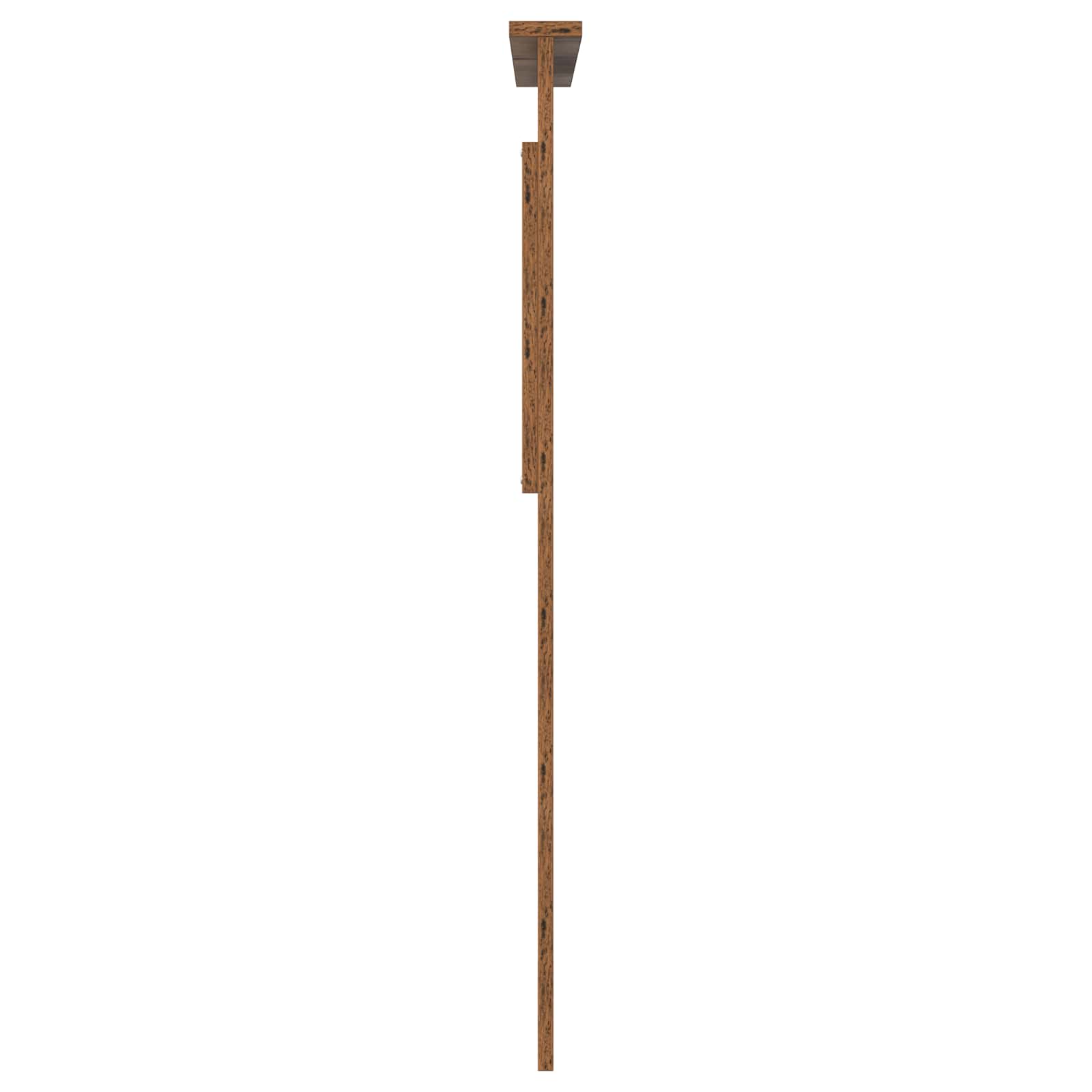 vidaXL Zagłówek Stare drewno 75 cm Materiał drewnopochodny