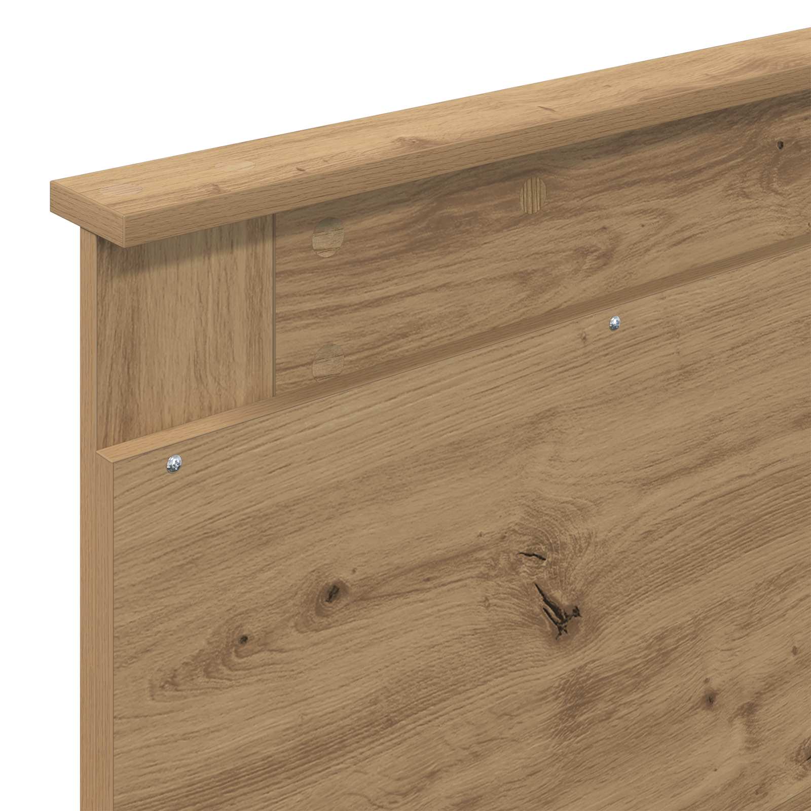 vidaXL Zagłówek Dąb rzemieślniczy 75 cm Materiał drewnopochodny