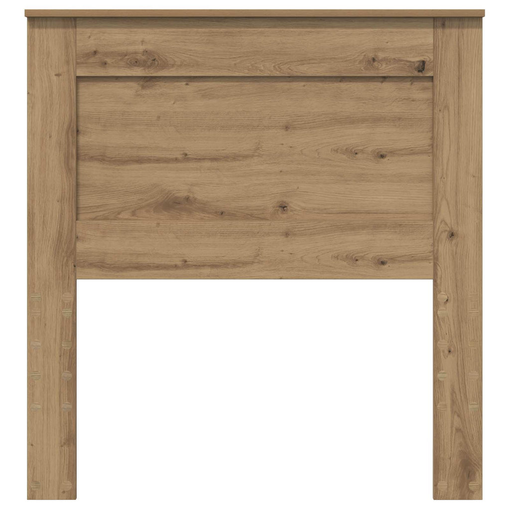 vidaXL Zagłówek Dąb rzemieślniczy 75 cm Materiał drewnopochodny