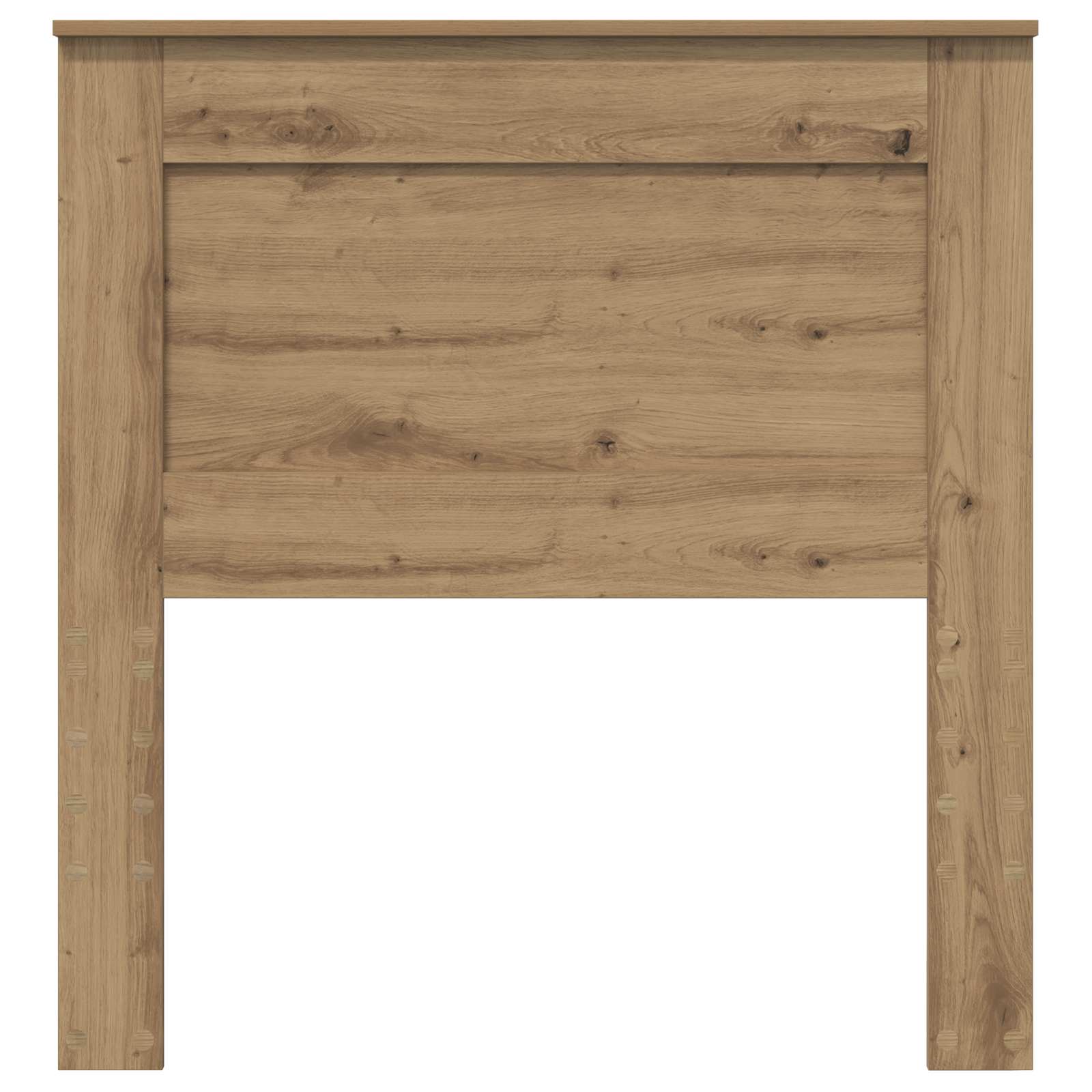 vidaXL Zagłówek Dąb rzemieślniczy 75 cm Materiał drewnopochodny