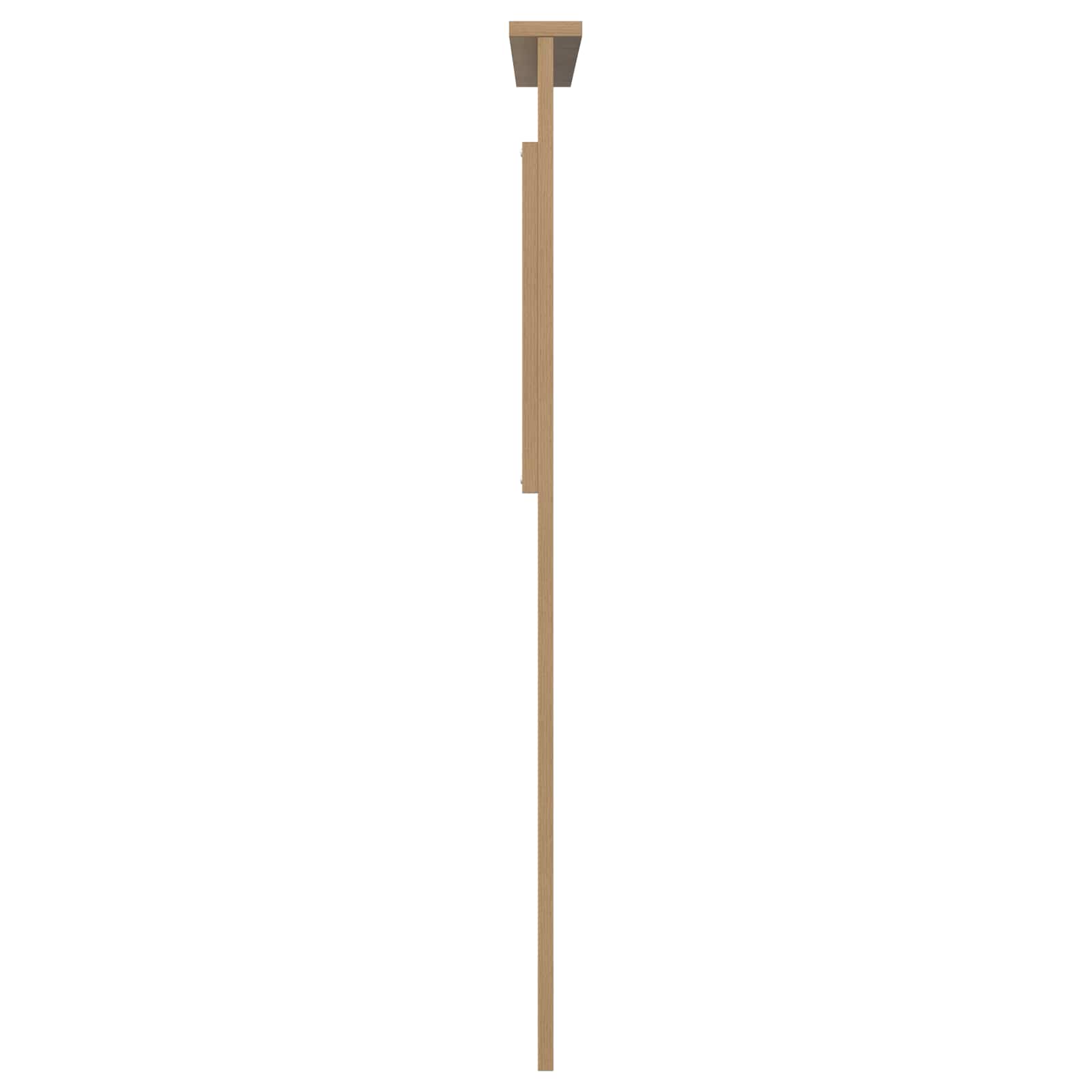 vidaXL Zagłówek Dąb rzemieślniczy 75 cm Materiał drewnopochodny