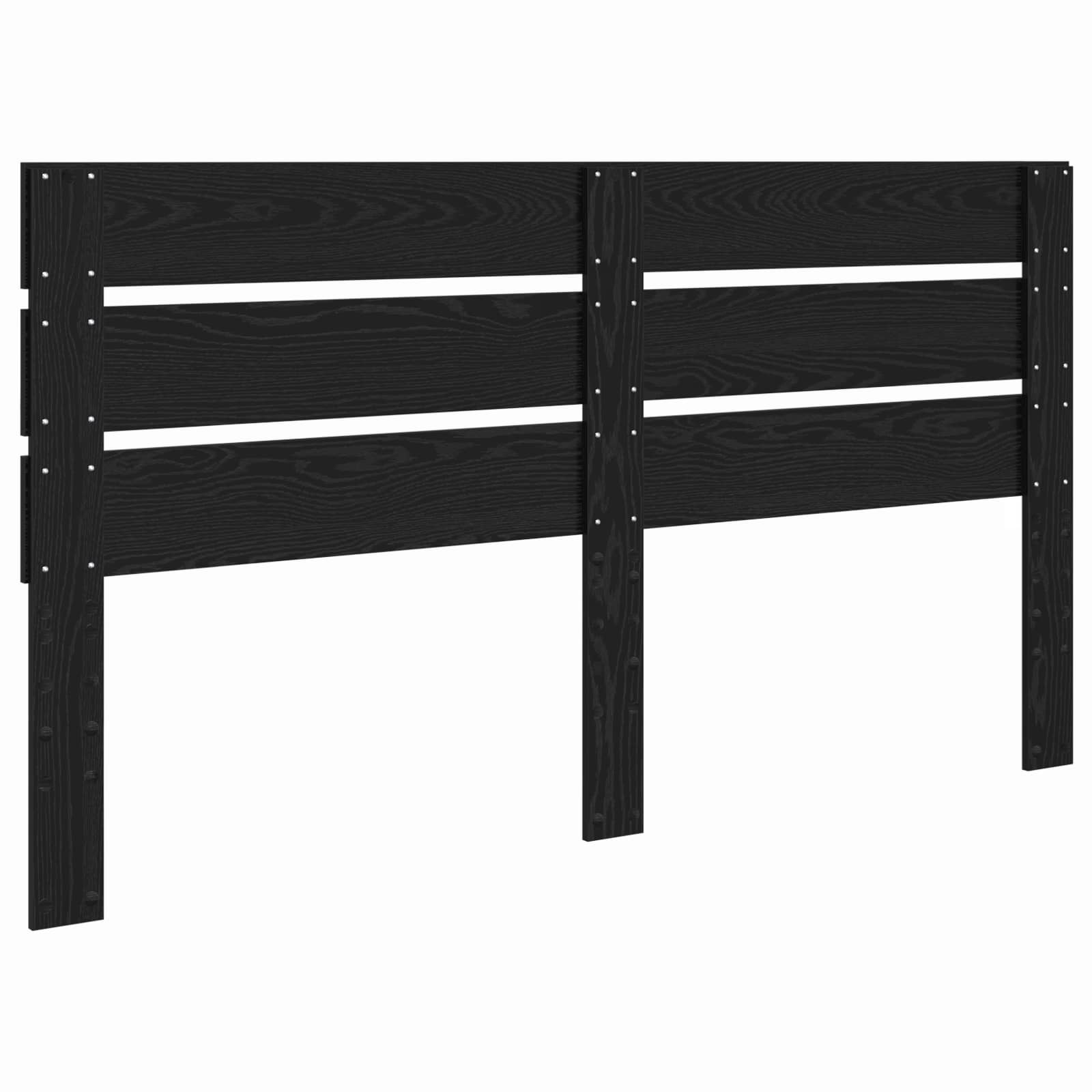 vidaXL Zagłówek Czarny Dąb 100 cm Materiał drewnopochodny