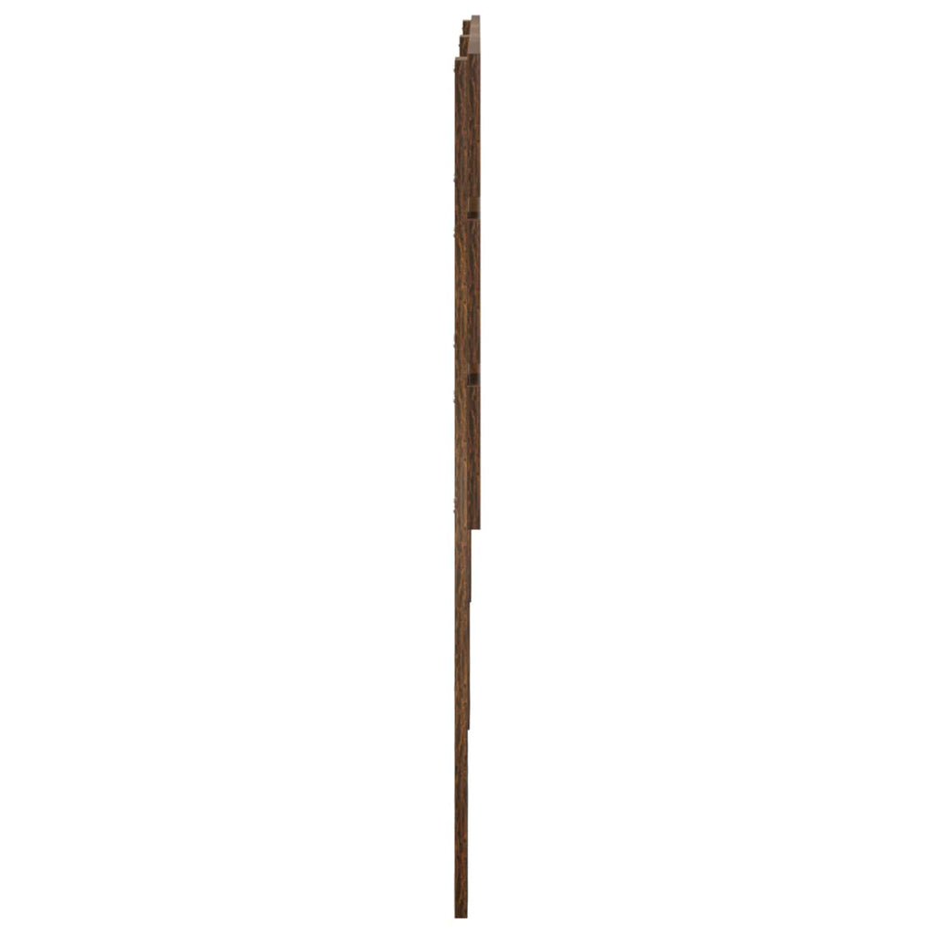 vidaXL Zagłówek Dąb wędzony 100 cm Materiał drewnopochodny