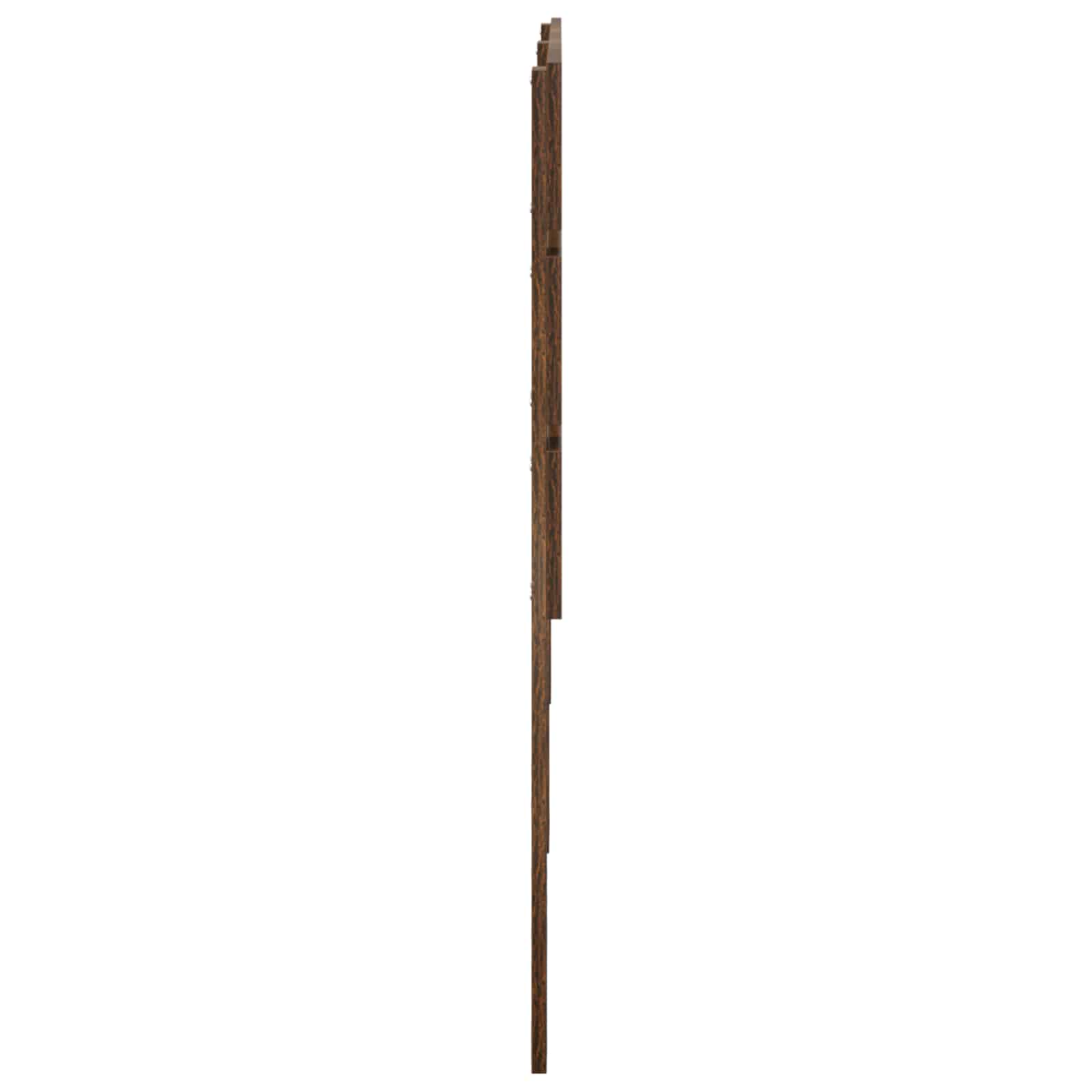 vidaXL Zagłówek Dąb wędzony 100 cm Materiał drewnopochodny