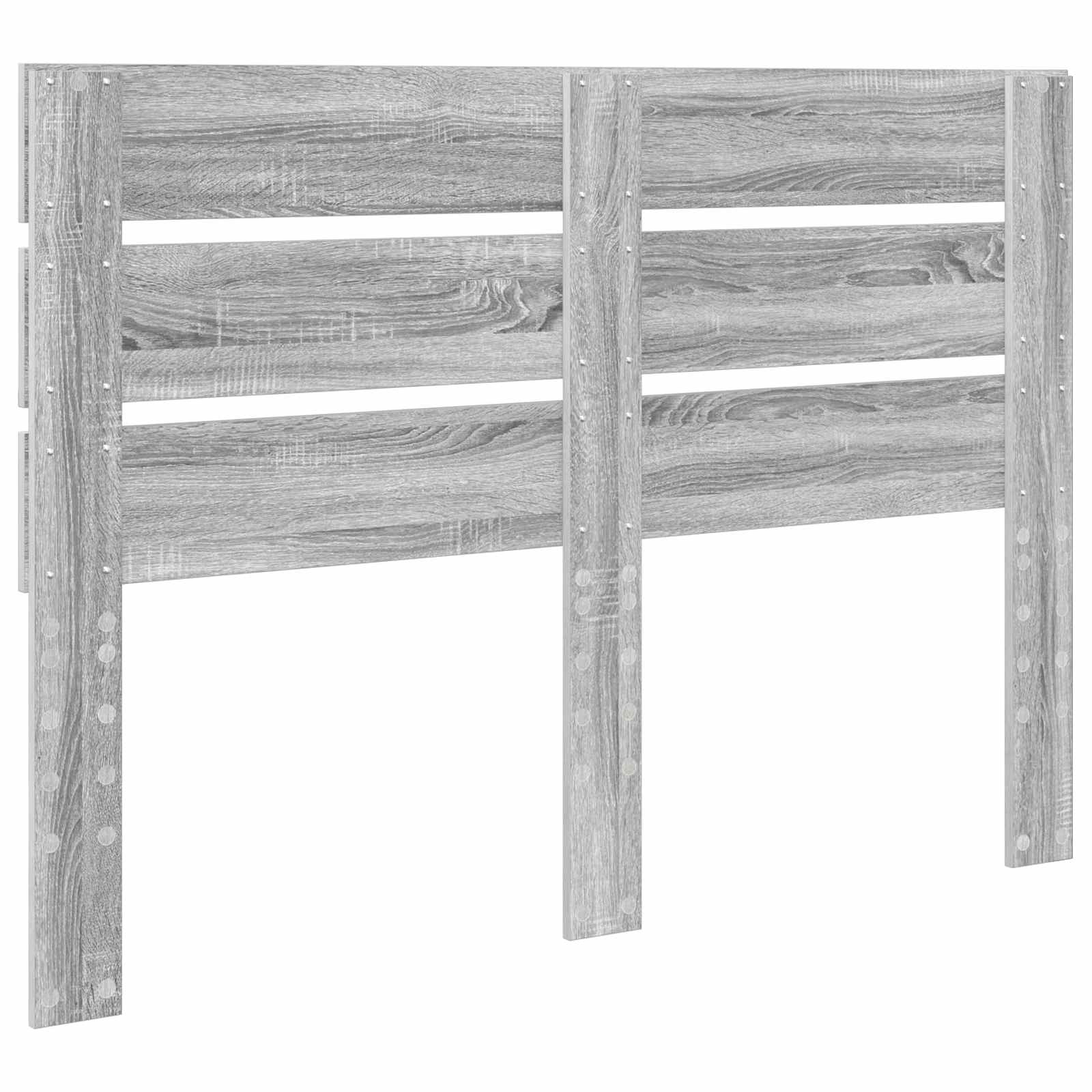 vidaXL Zagłówek Szary Sonoma Materiał drewnopochodny