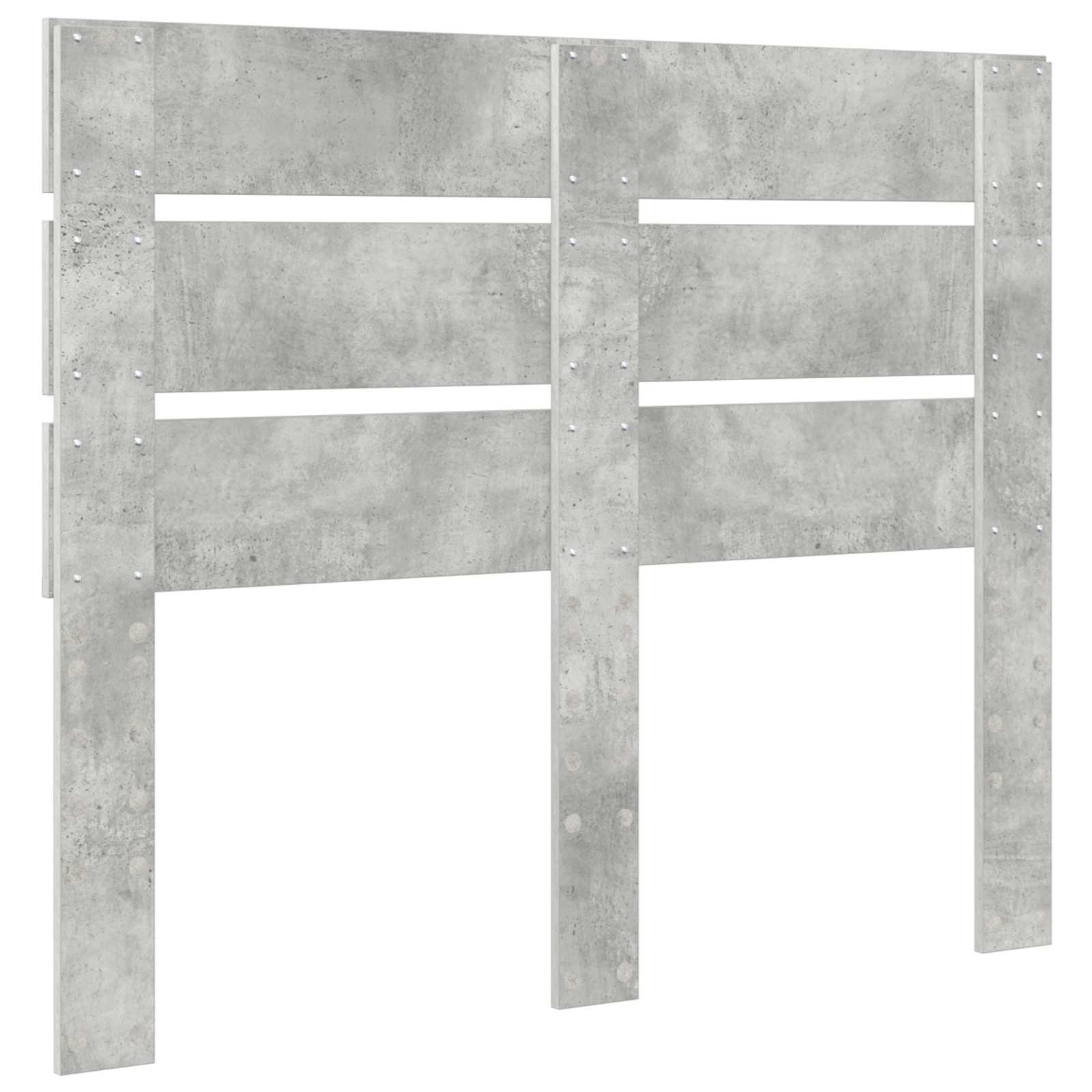 vidaXL Zagłówek Betonowy szary Materiał drewnopochodny