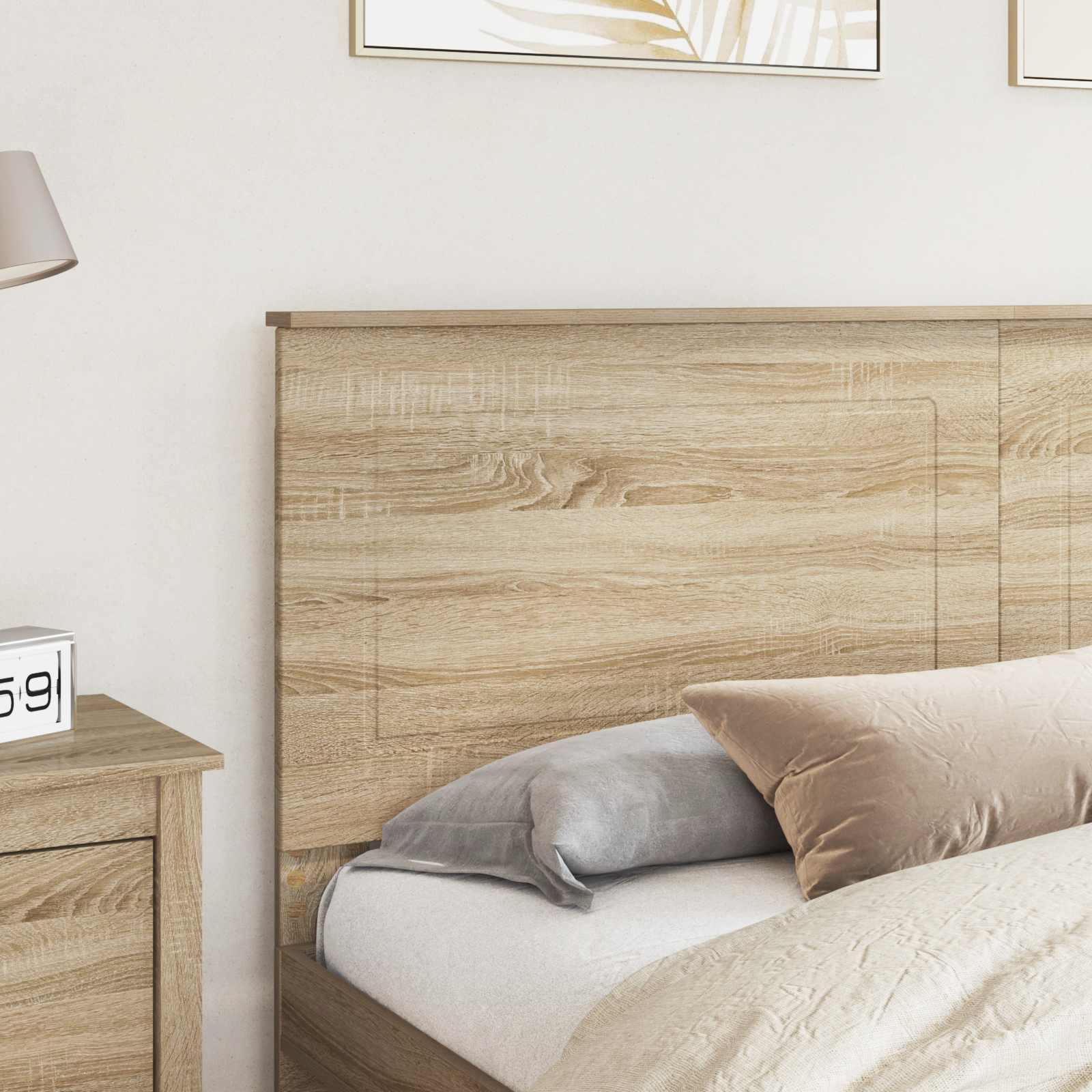 vidaXL Zagłówek Dąb Sonoma 100 cm Drewno inżynieryjne