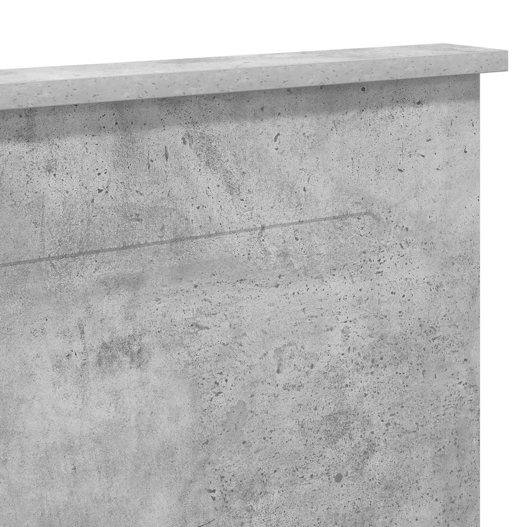 vidaXL Zagłówek Betonowy Szary 100 cm Drewno inżynieryjne