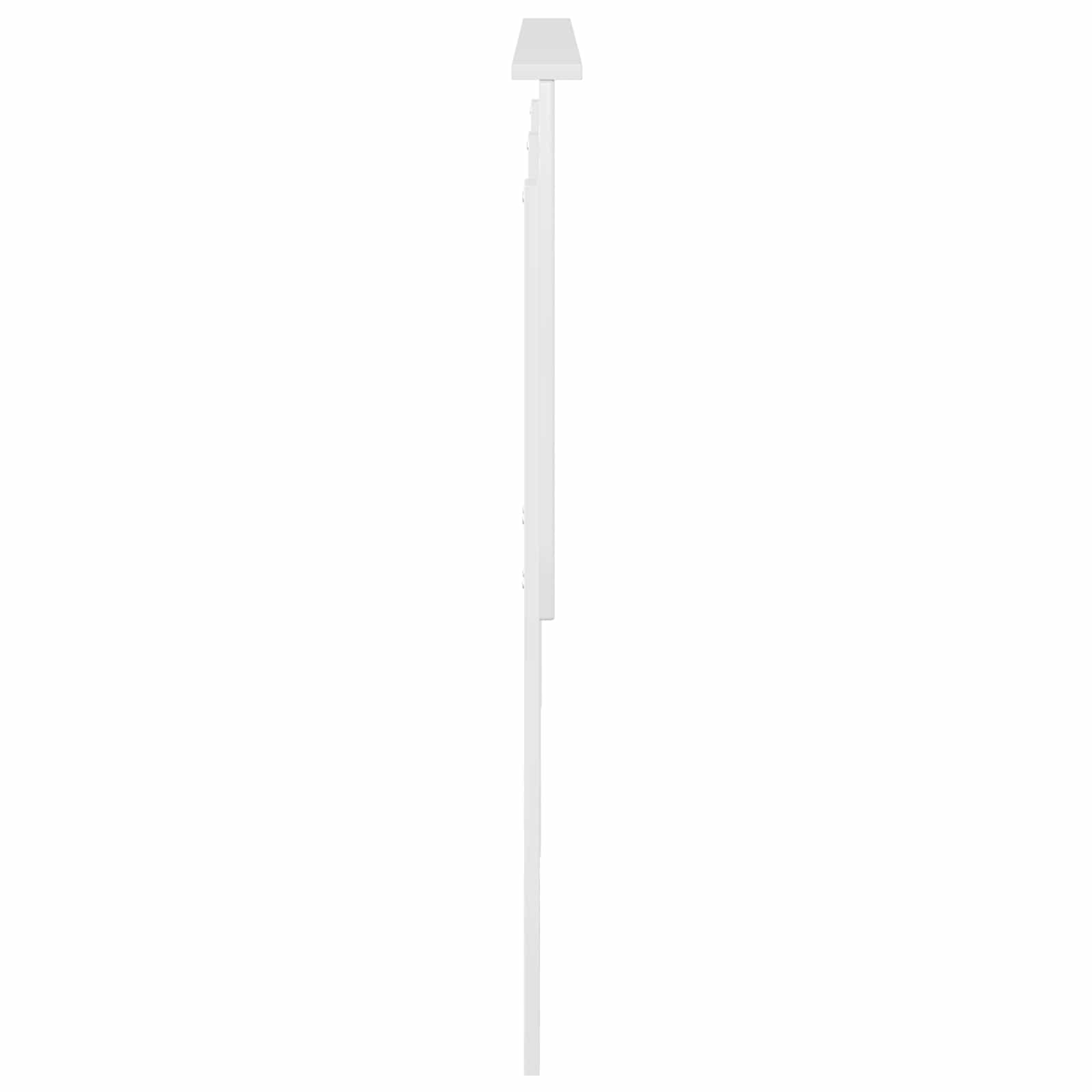 vidaXL Zagłówek Błyszcząca biel 100 cm Drewno inżynieryjne