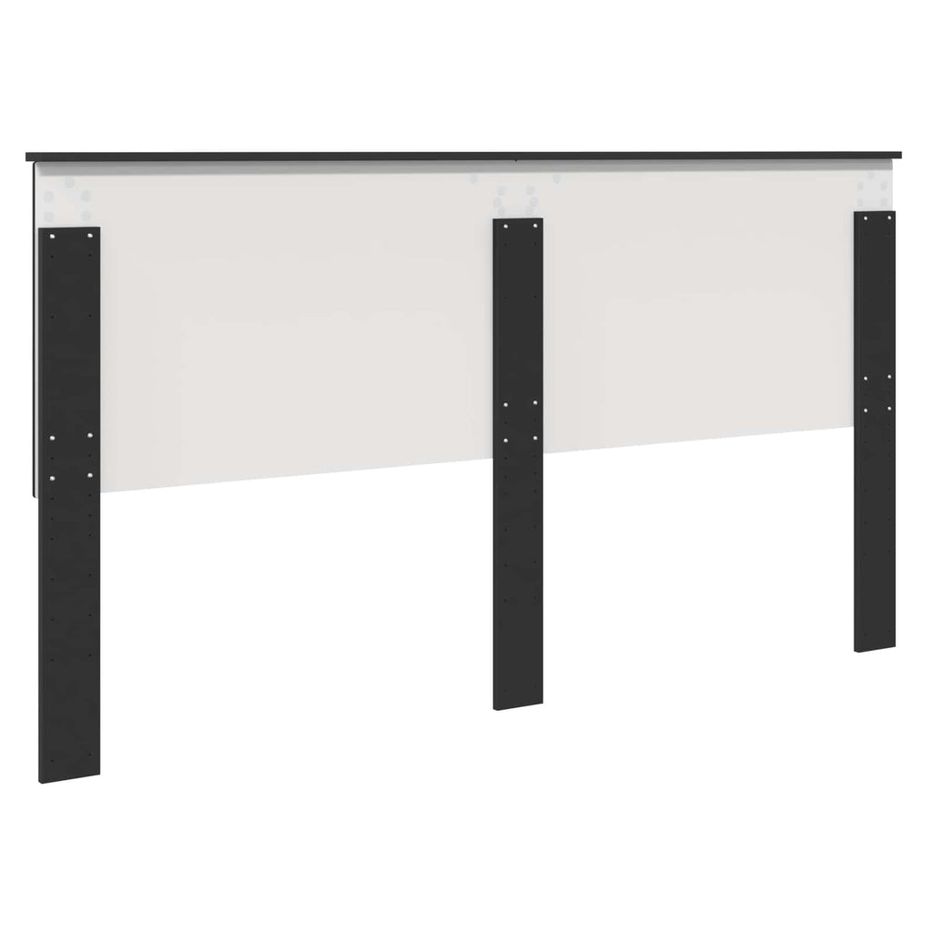 vidaXL Zagłówek Czarny Dąb 100 cm Drewno inżynieryjne