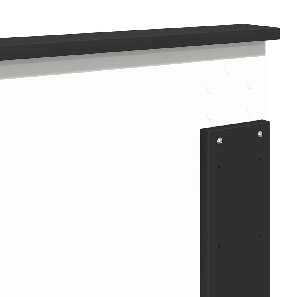 vidaXL Zagłówek Czarny Dąb 100 cm Drewno inżynieryjne